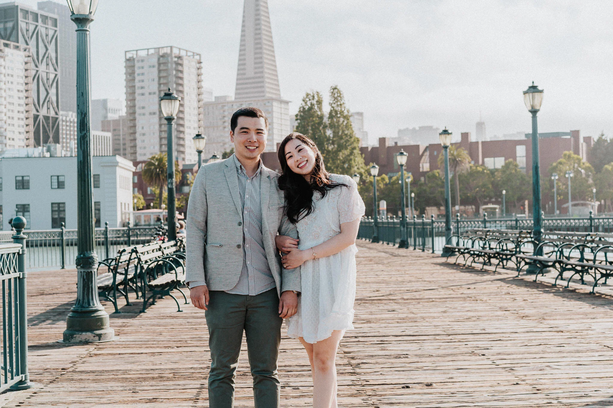 Bay Area San Francisco Pier Engagement Photographer