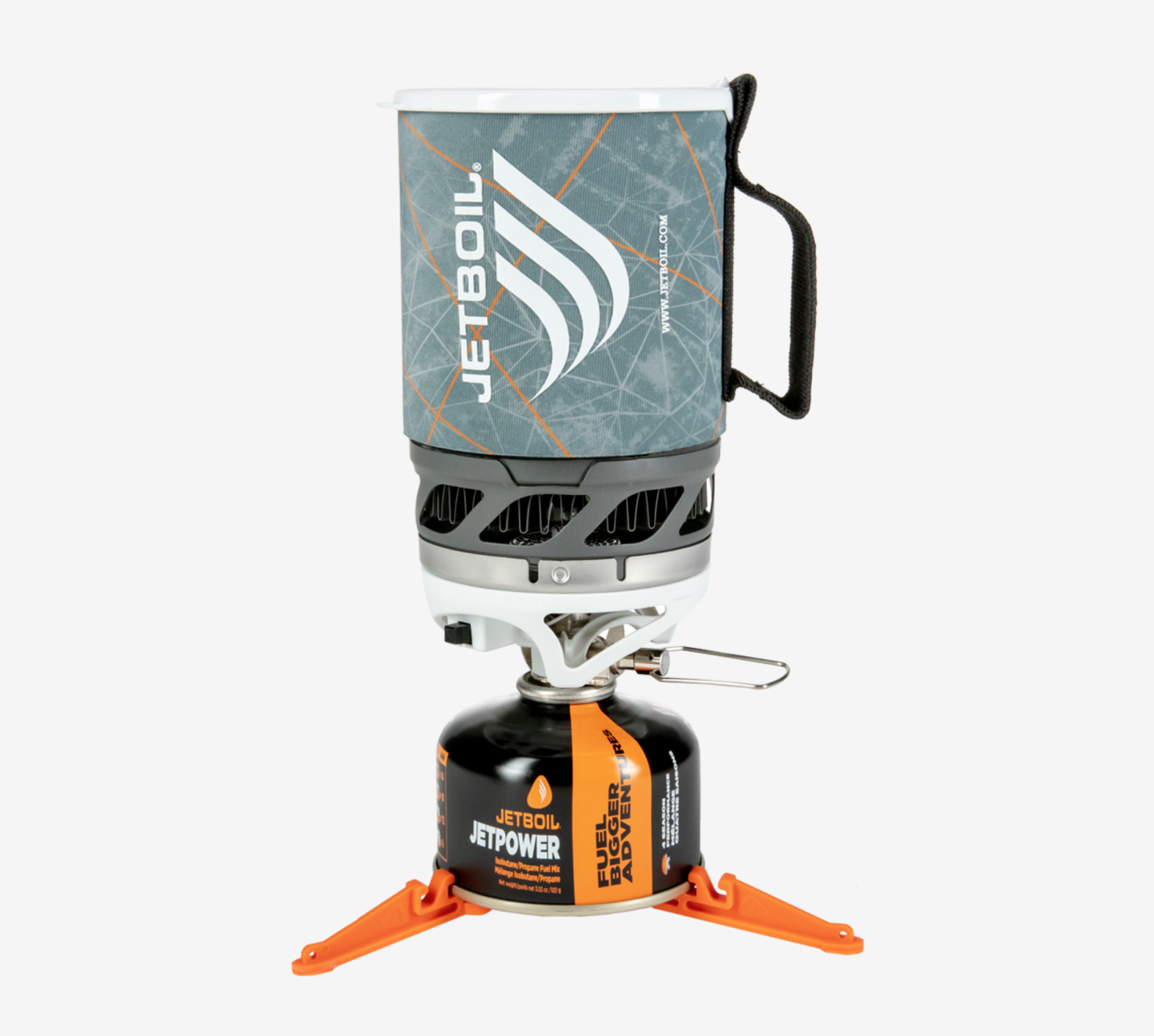 Jetboil MicroMo. Ultralight in the pack at a weight of 12 ounces, with a 0.8 liter pot, push-button ignitor, and full simmer control that can cook and boil anything in cold-weather down to 20-degree Fahrenheit, MicroMo is the lightest full cooking (i.e, not just boiling water, but able to cook anything you could cook on your stove at home) backcountry stove anywhere. If you need ultralight and also want a cooking vessel, then MicroMo is the only choice for the best ultralight backpacking stove. Pick it up and pack it up!