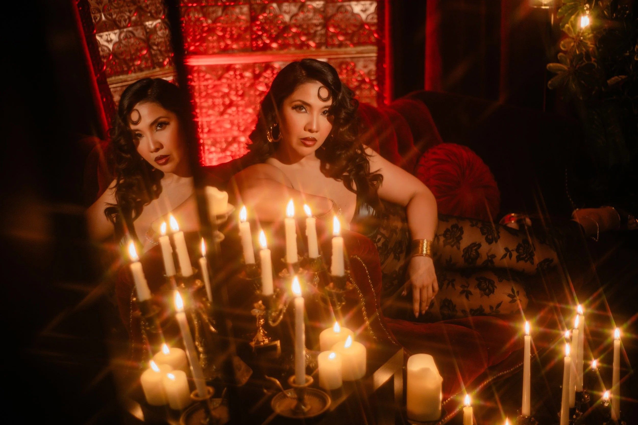 New Set Spotlight: Candlelight Bordello | Connecticut Boudoir Photography