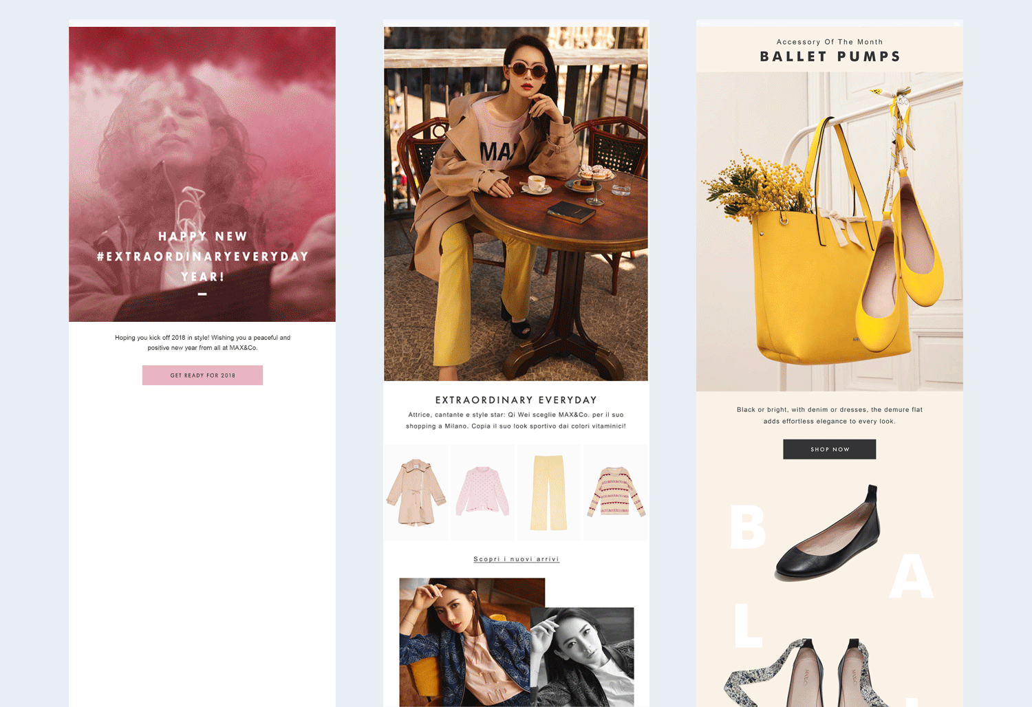 A selection of SS18 Newsletter Designs