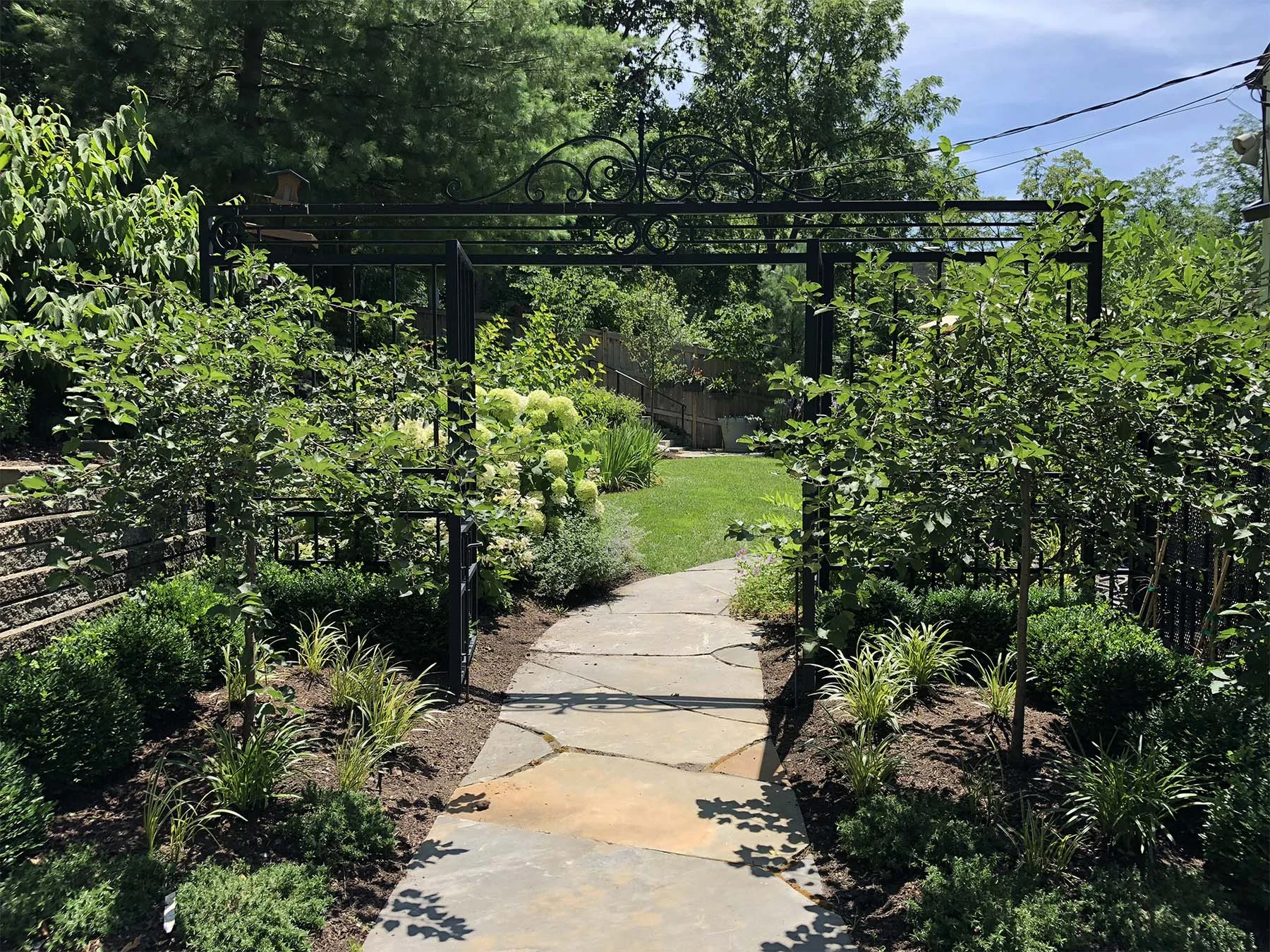 private garden design landscape architecture Columbus Ohio