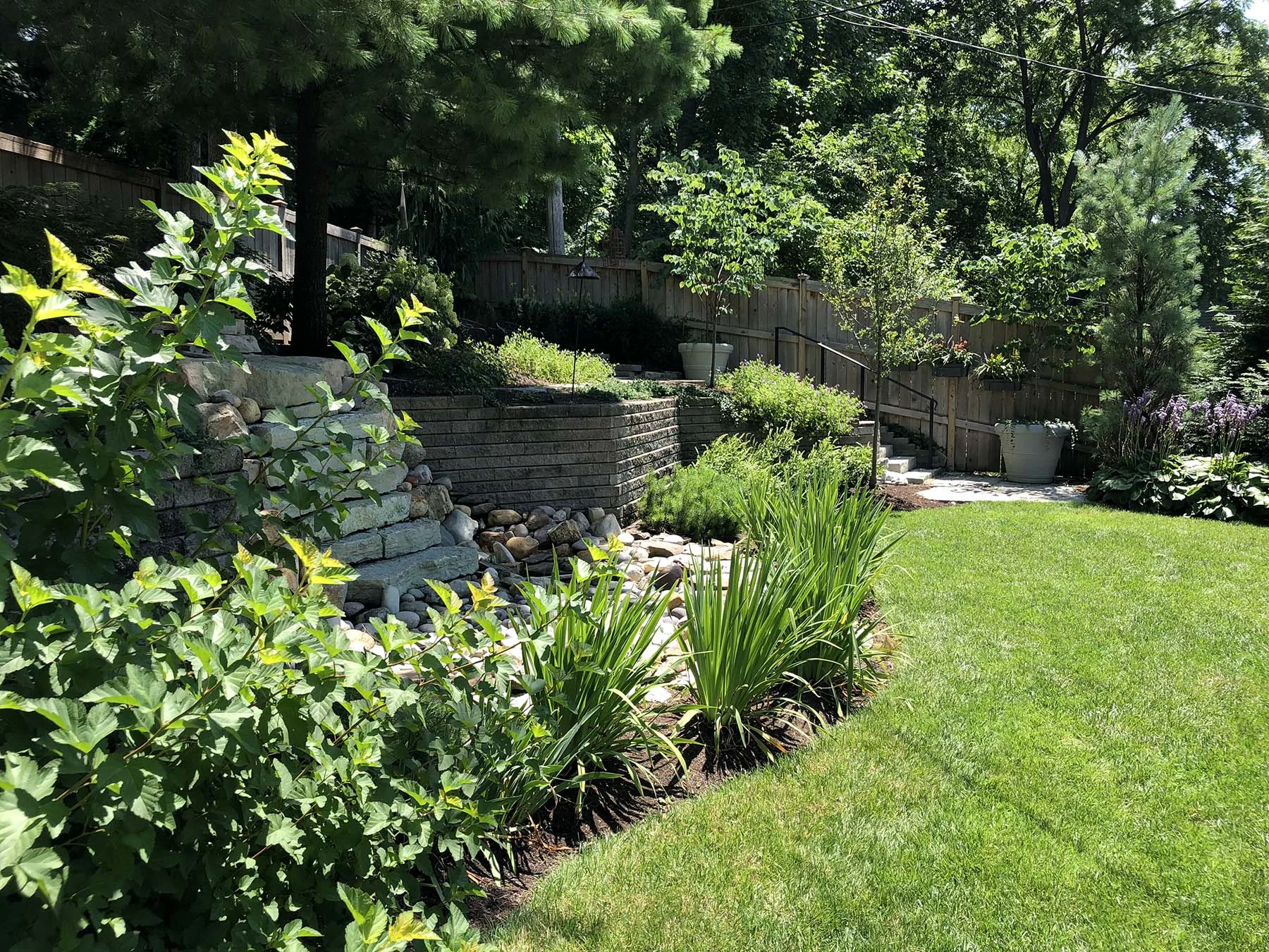 private garden design landscape architecture Columbus Ohio