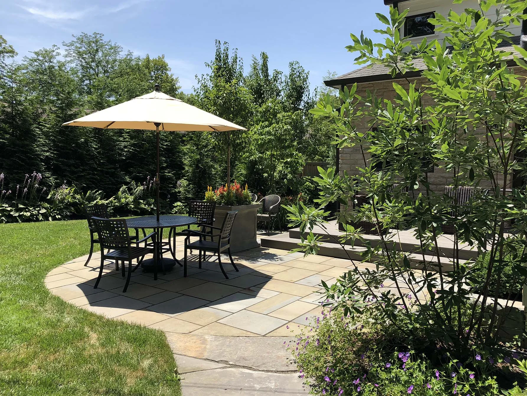 private garden design landscape architecture Columbus Ohio