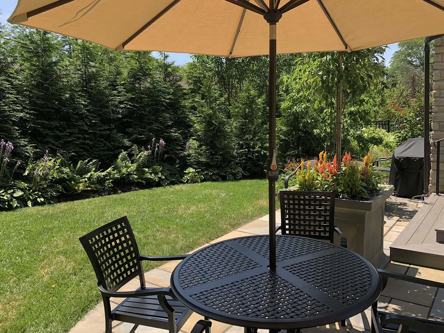 private garden design landscape architecture Columbus Ohio