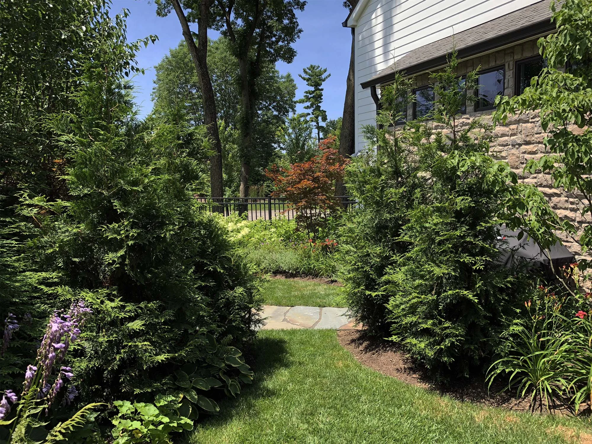 private garden design landscape architecture Columbus Ohio