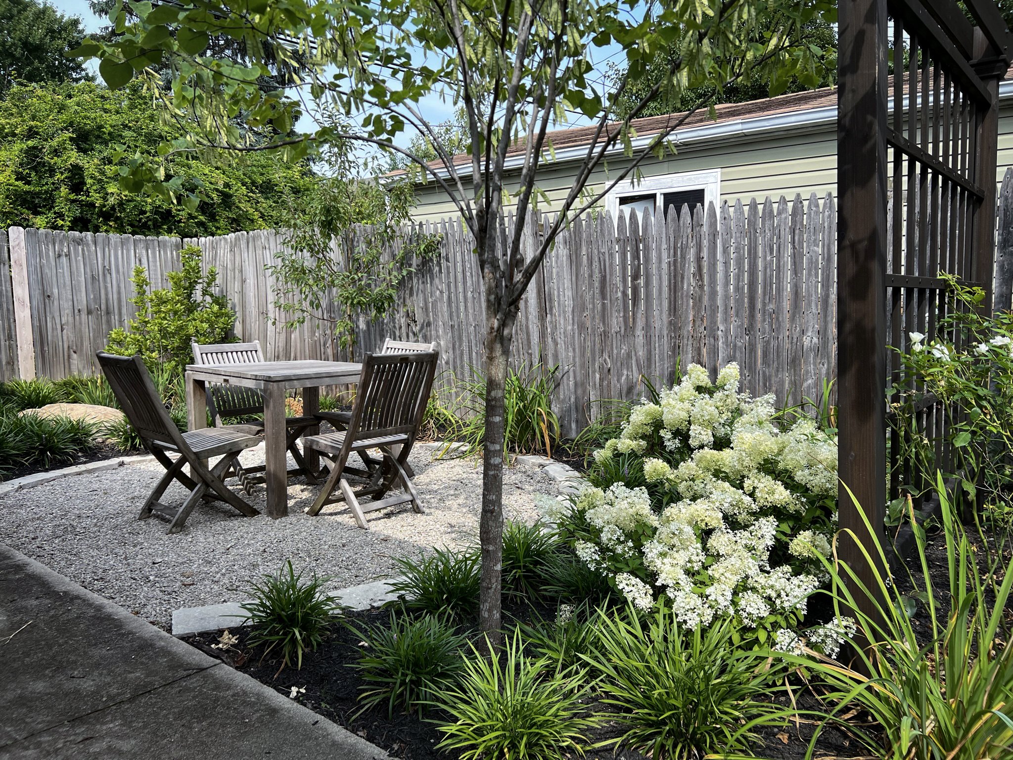 Landscape Architecture Design Gravel Patio and Screen.jpg