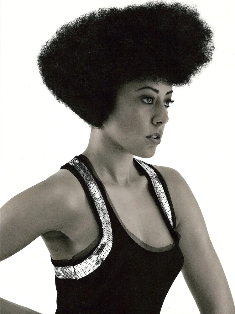 My real afro by the way. Before anyone asks.