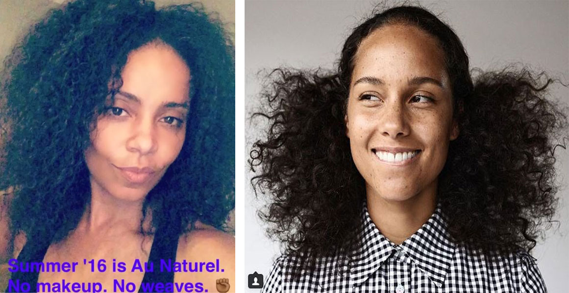 Sanaa Lathan and Alicia Keys