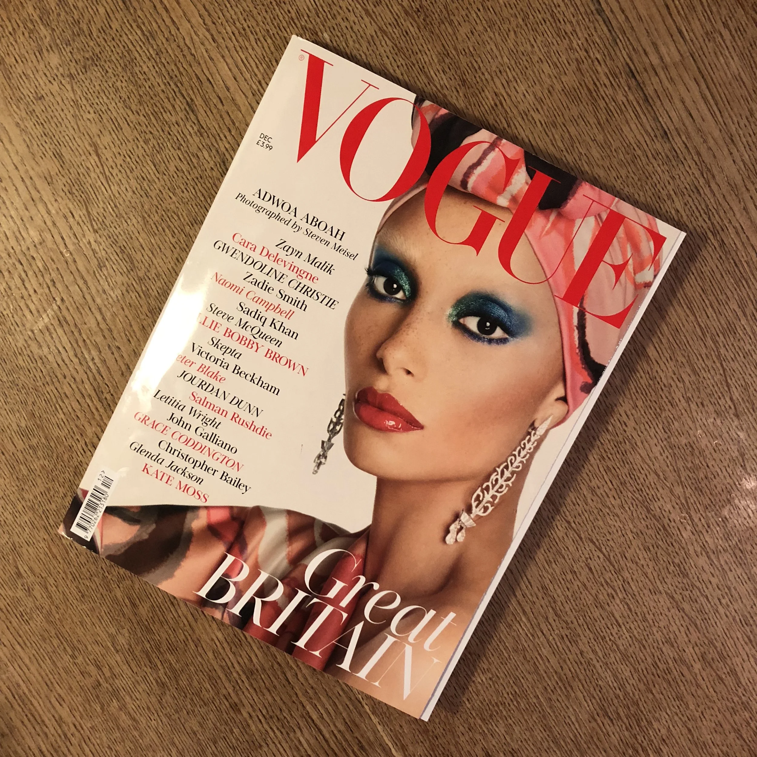 The original and best! British Vogue Dec 2017.