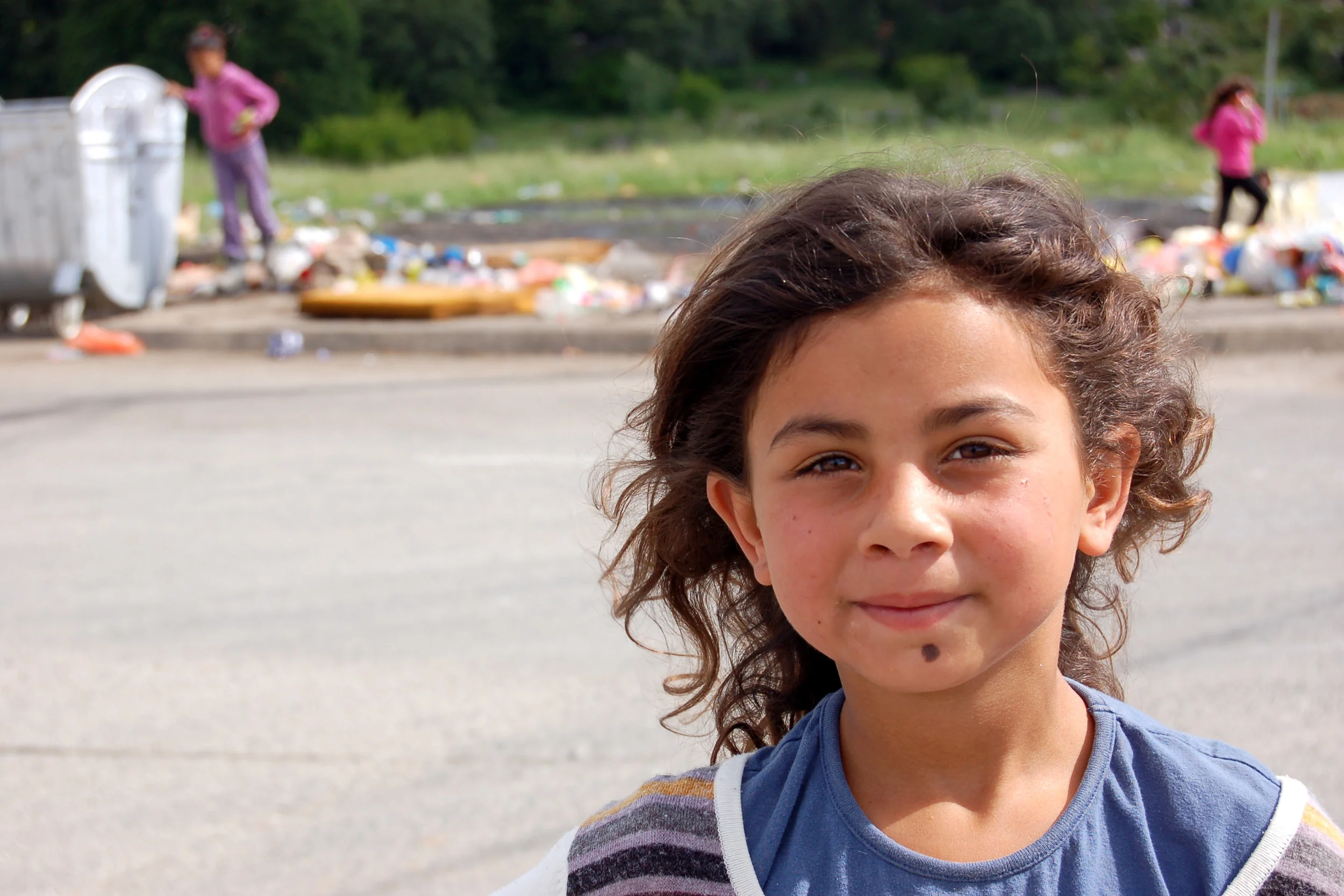 Roma Girl In Konik by Albijon Neziraj