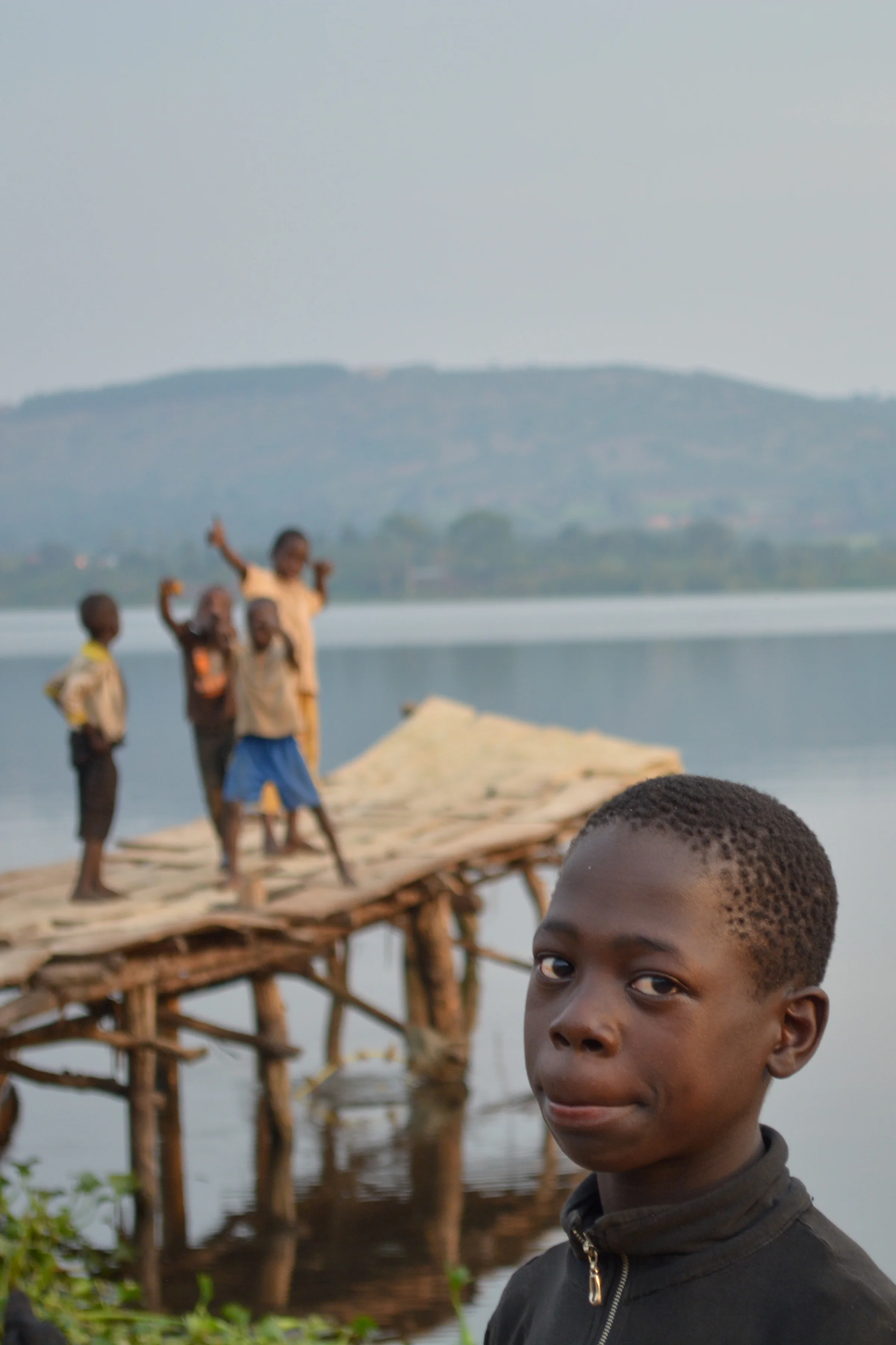 'Playing by the Nile' by Barbara Lanyero