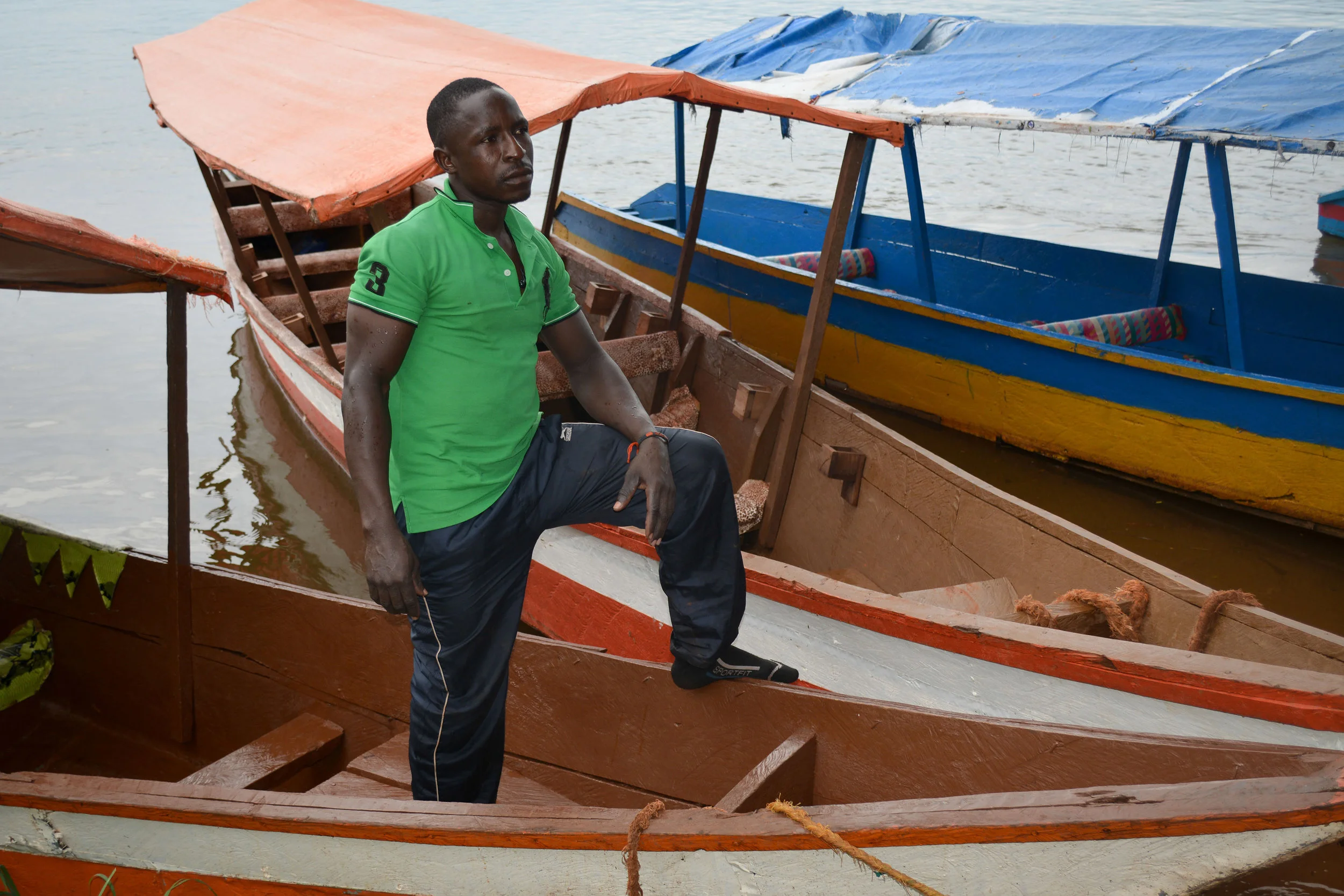 'Nile River Taxi Boats' by Hozey Ziwa