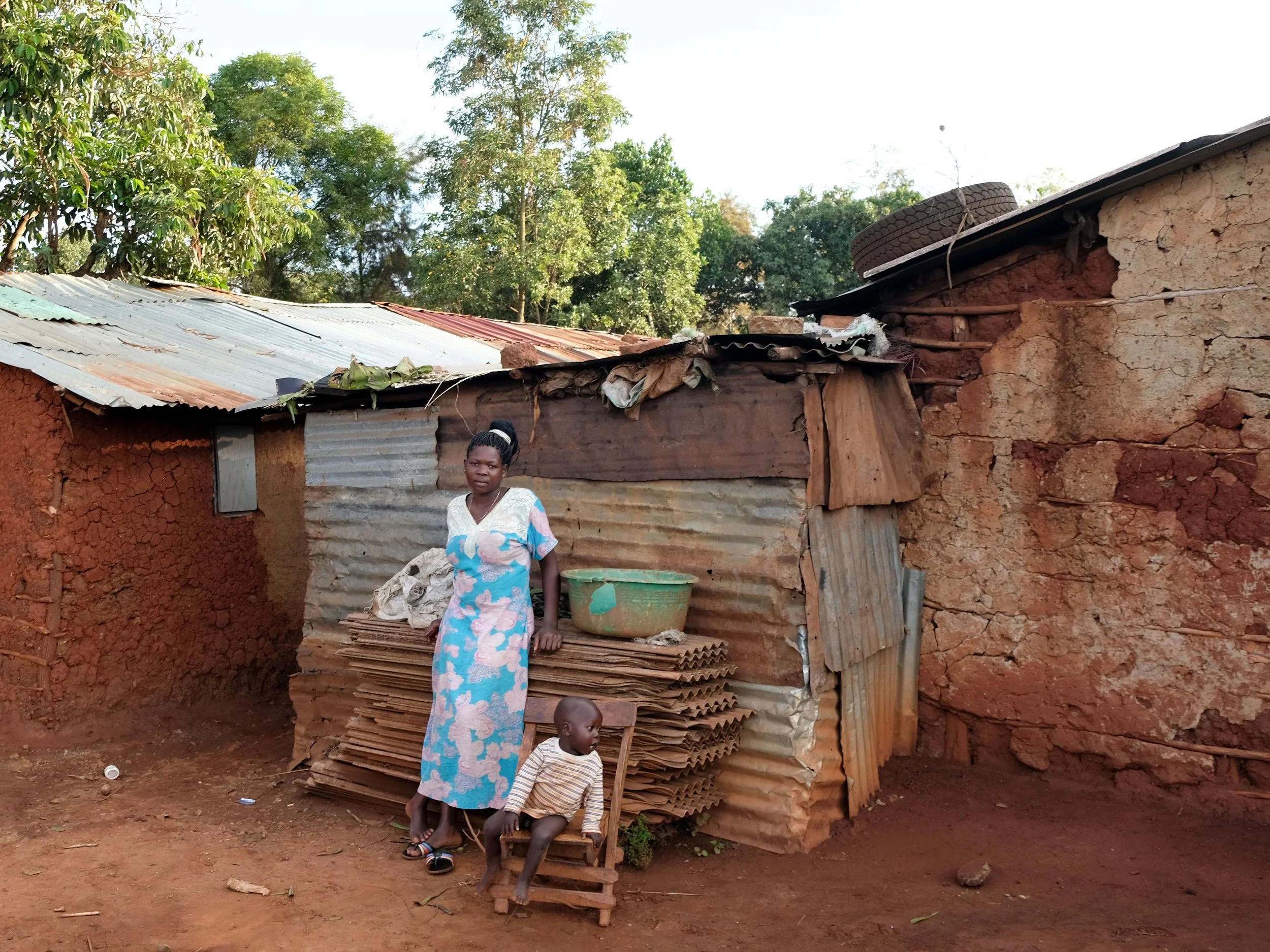 'Mother and Son at Home' by Jennifer Mugisha