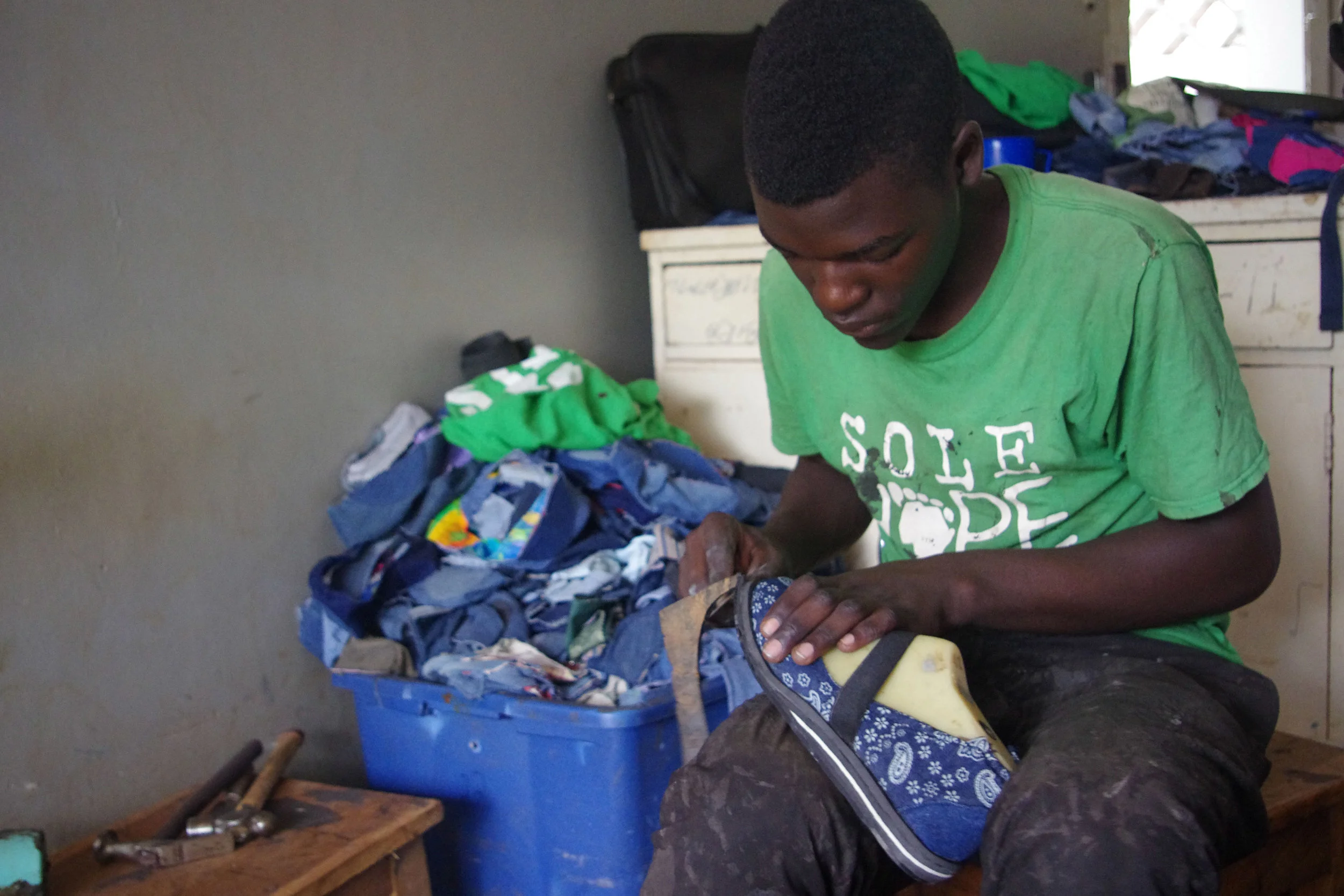 'Sole Hope Shoemaking' by Yusuf Musambu