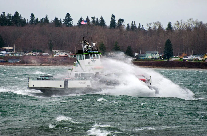 The Whatcom Chief in 60 mph wind on February 5, 2016. Photo credit Edmond Lowe