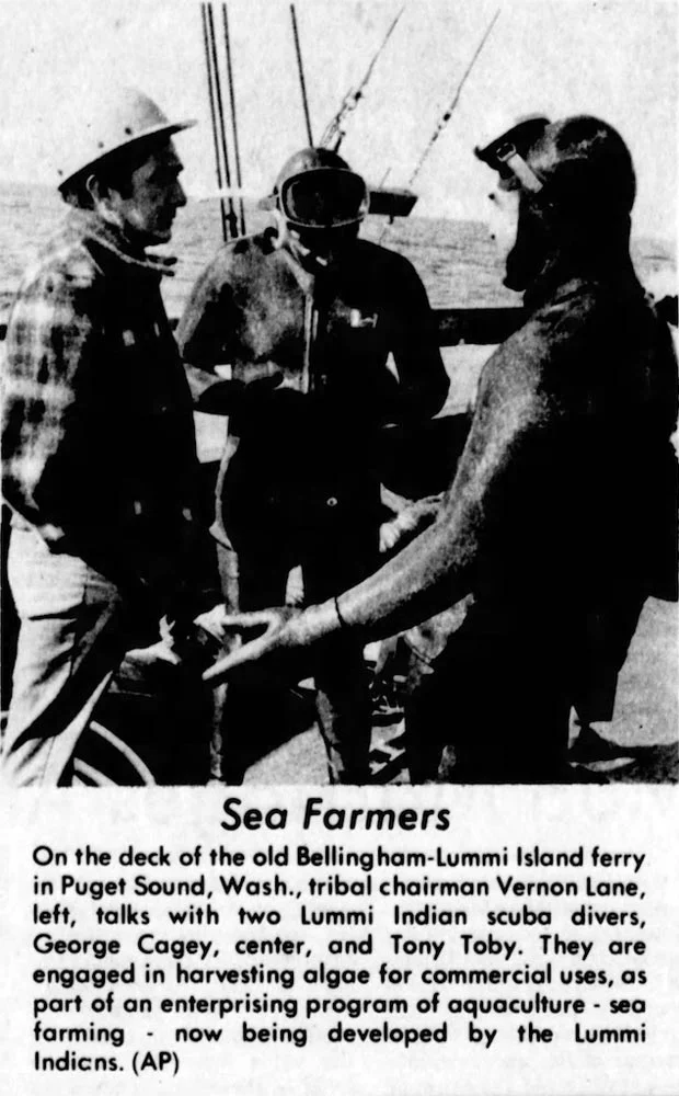 Vernon Lane (left) The Sedelia Democrat, February 7, 1971