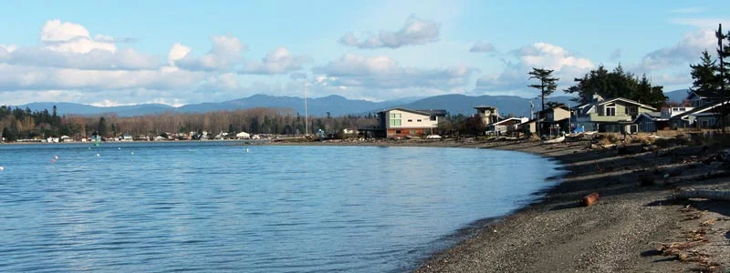 View from the north side of the spit