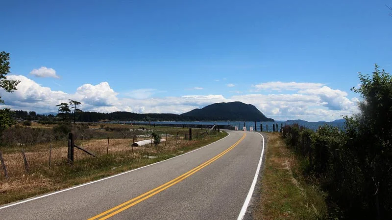 Approaching the sea wall at Legoe Bay