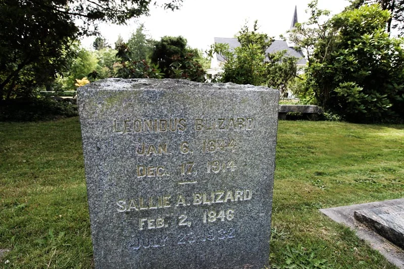 Sallie and Lon buried together in Lummi Island Cemetary