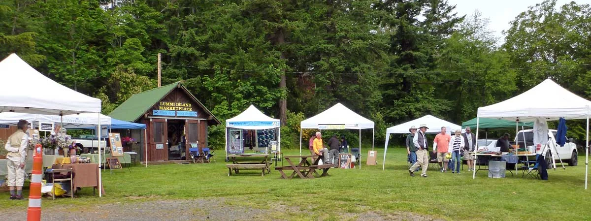 Saturday Market in Summer Sun