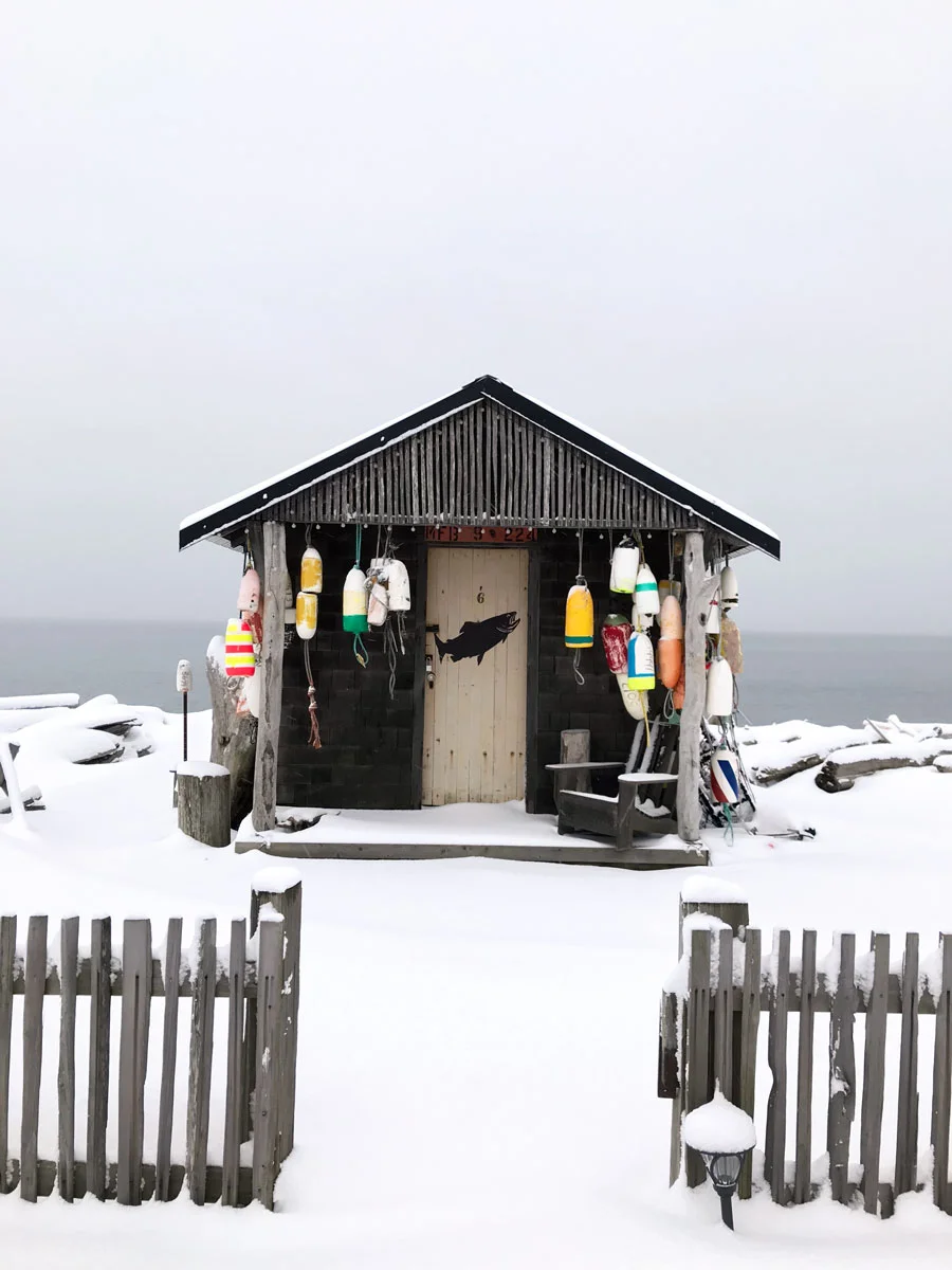 Fishing cabin on Legoe Bay