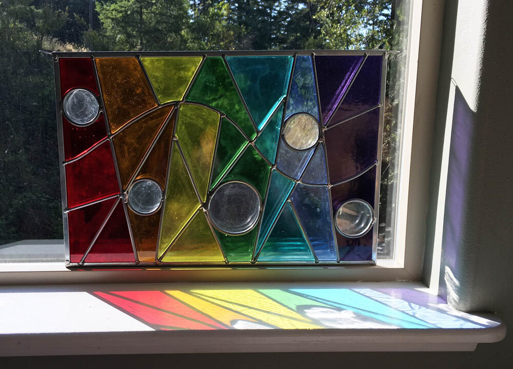 Gloria Maxwell, stained glass