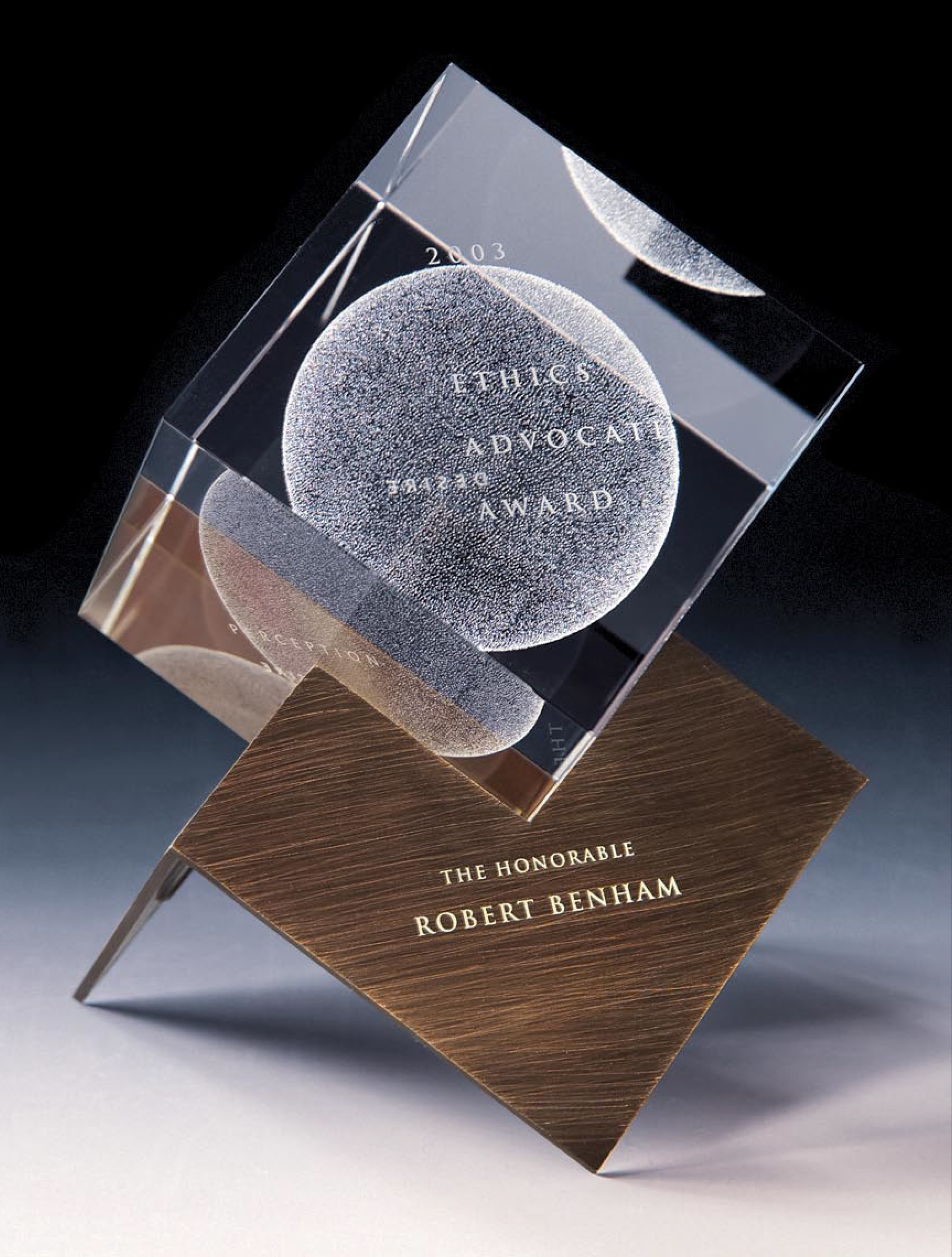 The Center for Ethics Award
