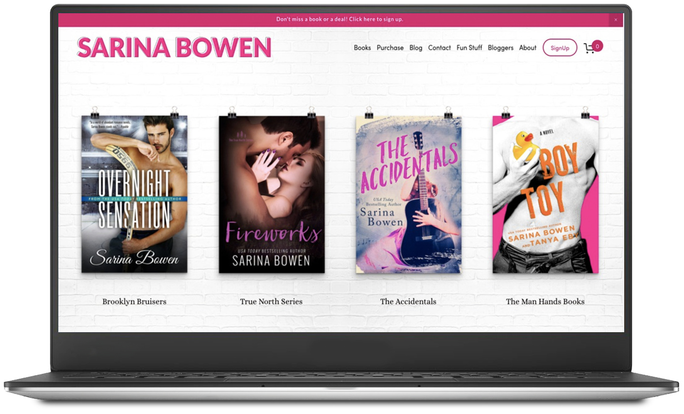 USA Today Bestselling Author Sarina Bowen