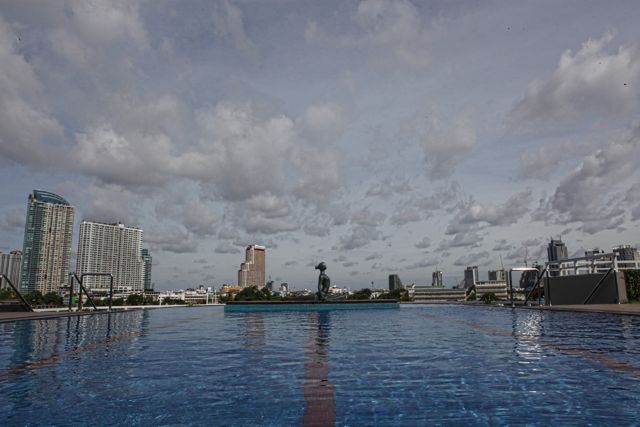 Pool at the Chatrium Bankok.jpg