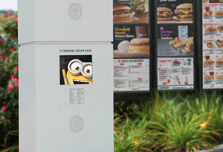 Drive thru COD screens