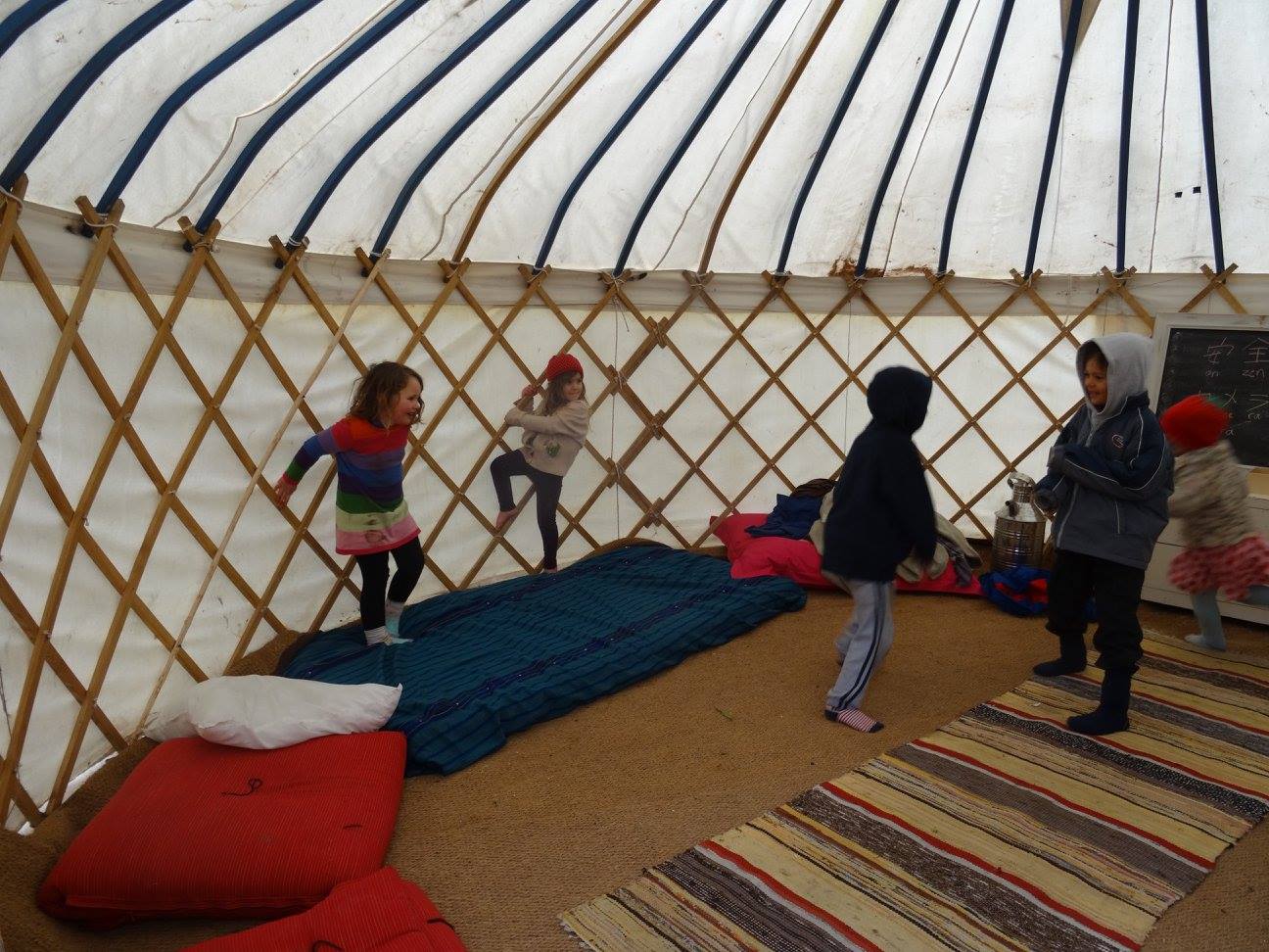 Yet another game of tag in the yurt
