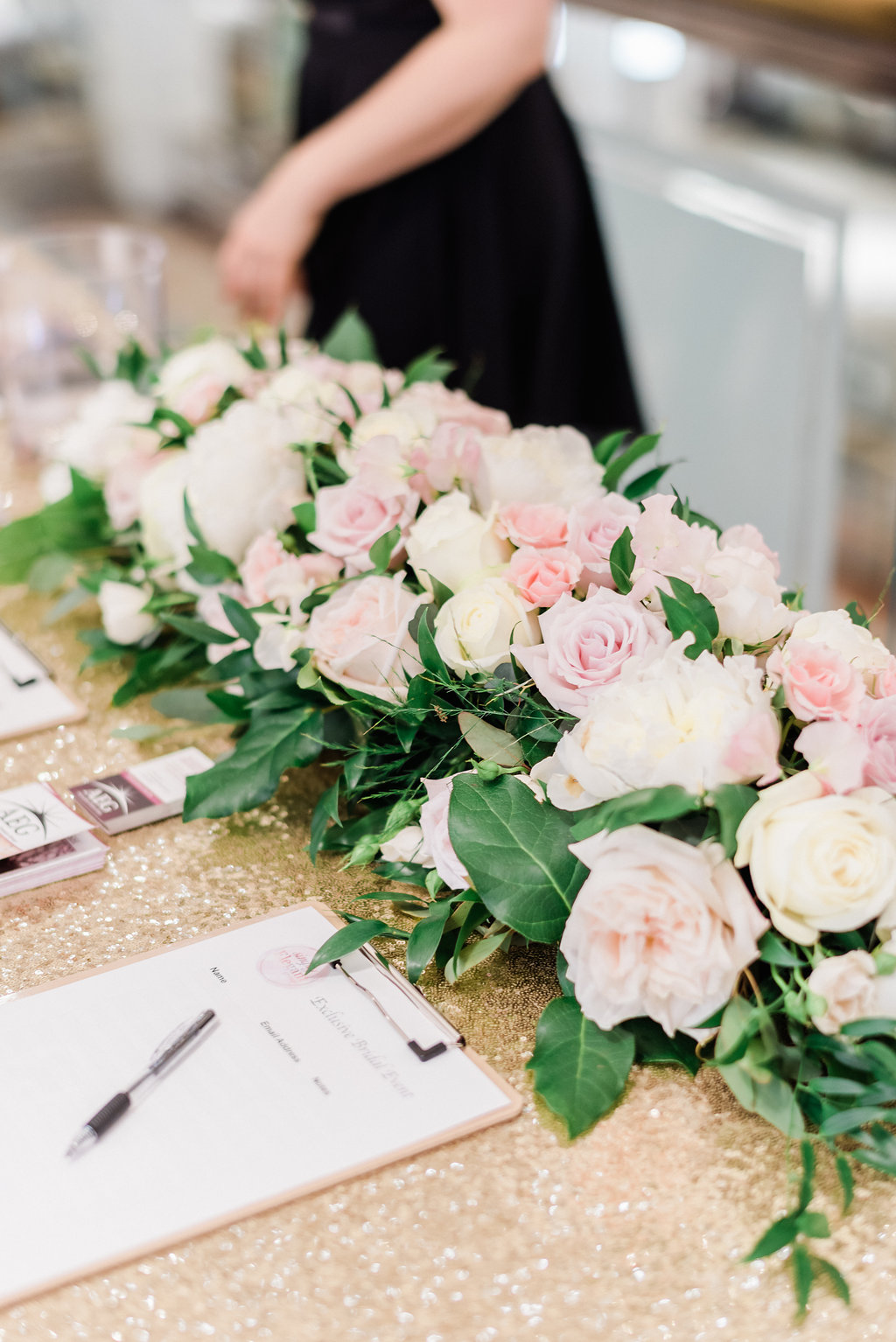 Photography: Giadore Photo | Venue: Kendra Scott Chicago | Catering: Blue Plate Chicago | Hair & Makeup: Kate Johnson Artistry | Floral: Atmospheres Event Group | Stationary: Design That Flies | Gowns: Jenny Yoo NYC | Suits: J Toor