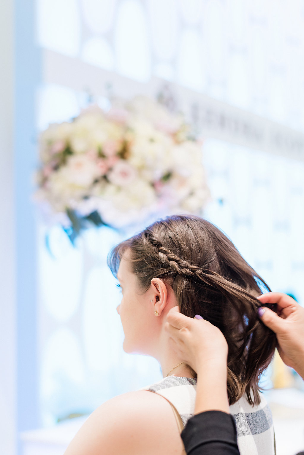 Photography: Giadore Photo | Venue: Kendra Scott Chicago | Catering: Blue Plate Chicago | Hair & Makeup: Kate Johnson Artistry | Floral: Atmospheres Event Group | Stationary: Design That Flies | Gowns: Jenny Yoo NYC | Suits: J Toor
