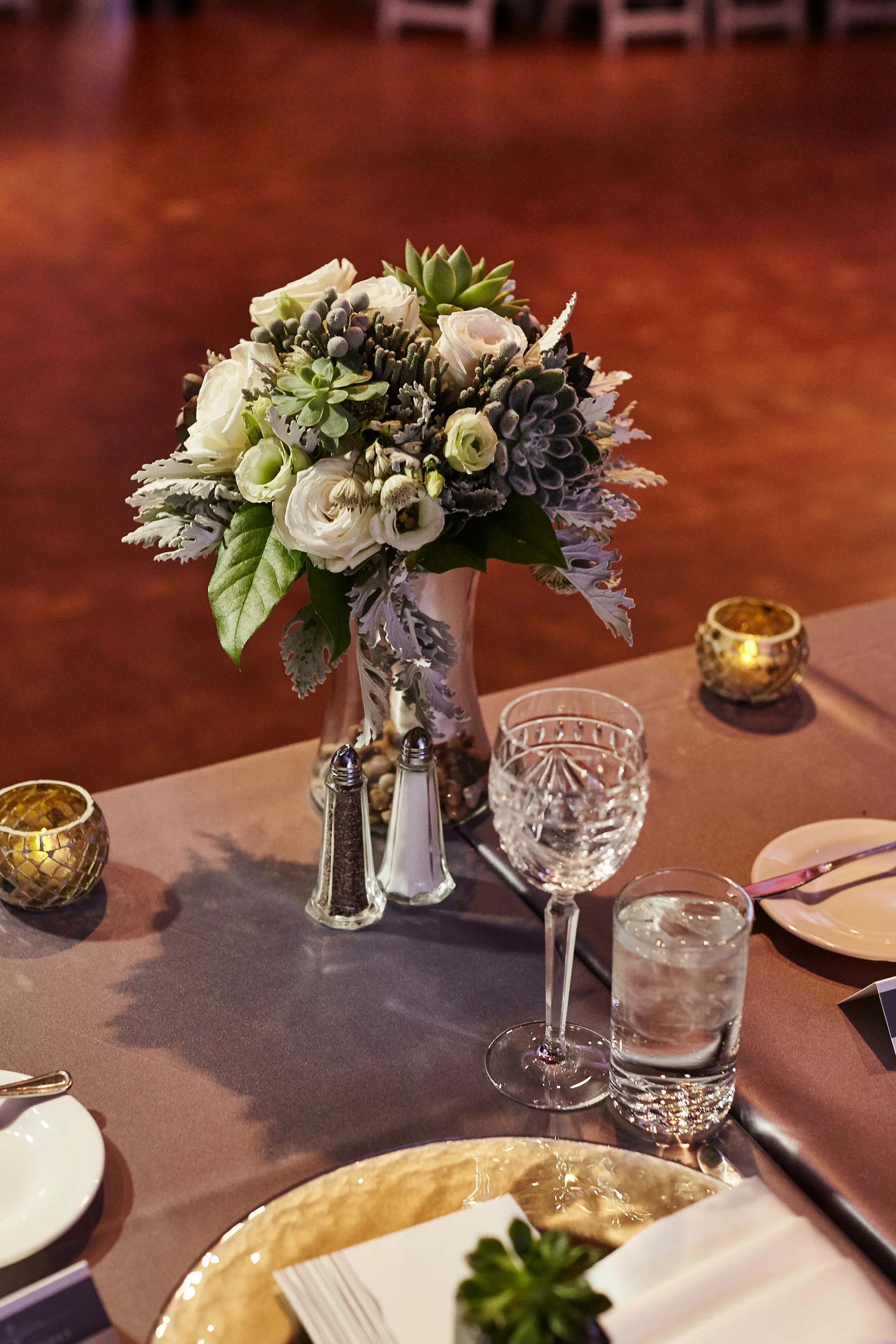 Photographer: Matt Blum Photography |Venue: Mill City Museum | Catering: D'Amico | Florist: Wisteria Design | Rentals + Decor: Linen Effects | Videographer: JWalter Anderson (part of Adiago Entertainment) | DJ: Adagio Entertainment |Photobooth: The Traveling Photobooth | Stationary: Minted | Hair + Make-Up: Naomy Carter (Lisa's hair was done at Hair Police ) 