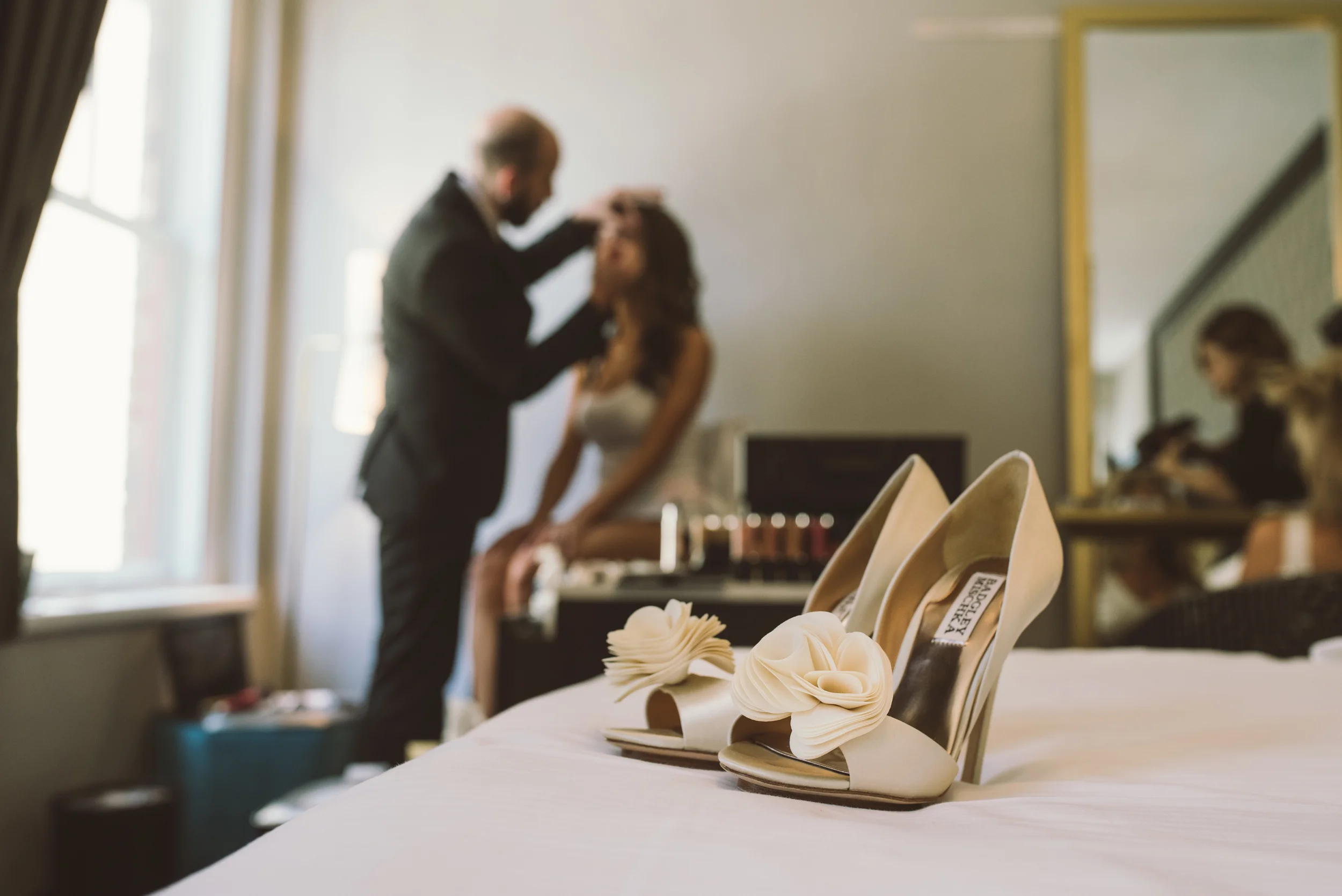 Venue: Loft on Lake | Photography: Thara Photo | Planning: Elisa , The Simply Elegant Group | Draping: Art of Imagination | Floral: Gratitude Heart Garden | Catering: FireFly | Cake: West Town Bakery | Bar: Binny's | Reception: Toast & Jam Transportation: Windy City Limo