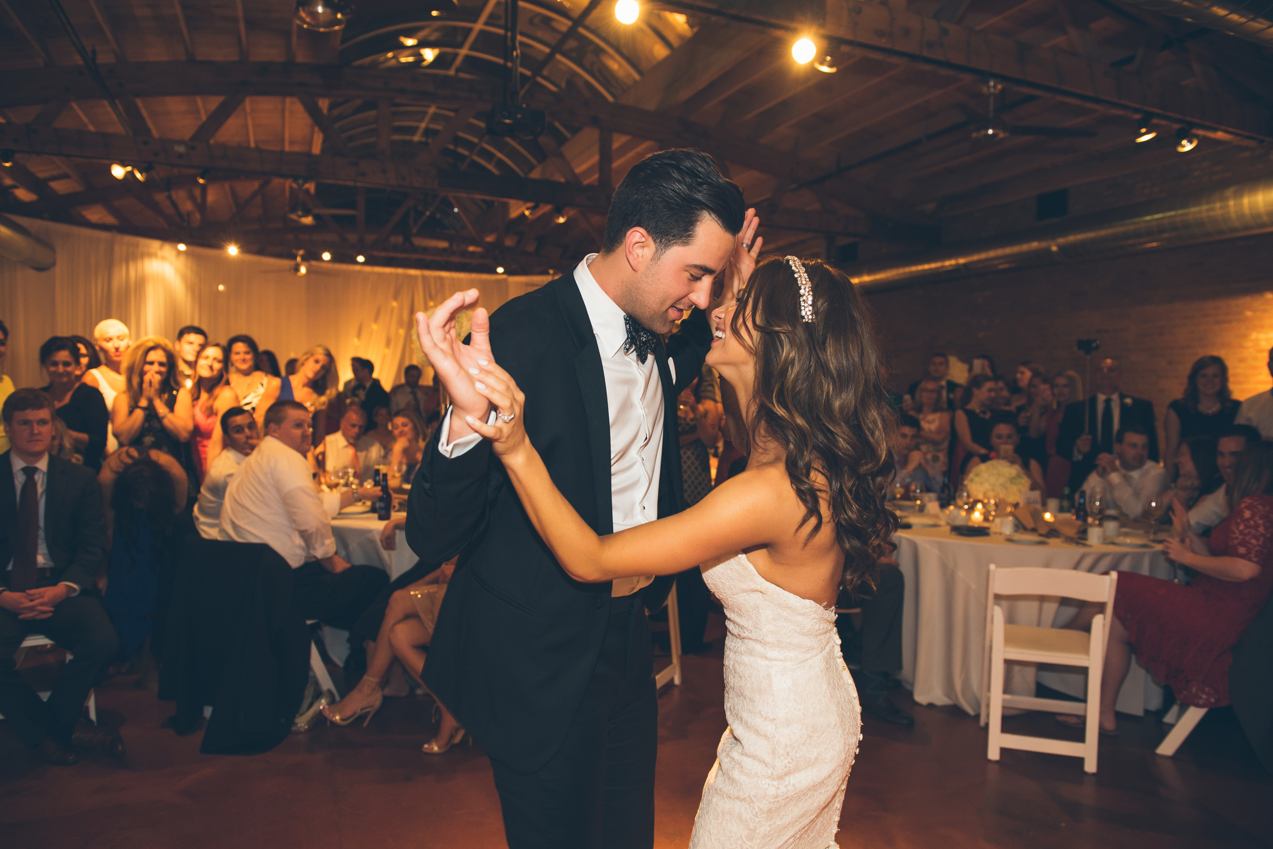 Venue: Loft on Lake | Photography: Thara Photo | Planning: Elisa , The Simply Elegant Group | Draping: Art of Imagination | Floral: Gratitude Heart Garden | Catering: FireFly | Cake: West Town Bakery | Bar: Binny's | Reception: Toast & Jam Transportation: Windy City Limo