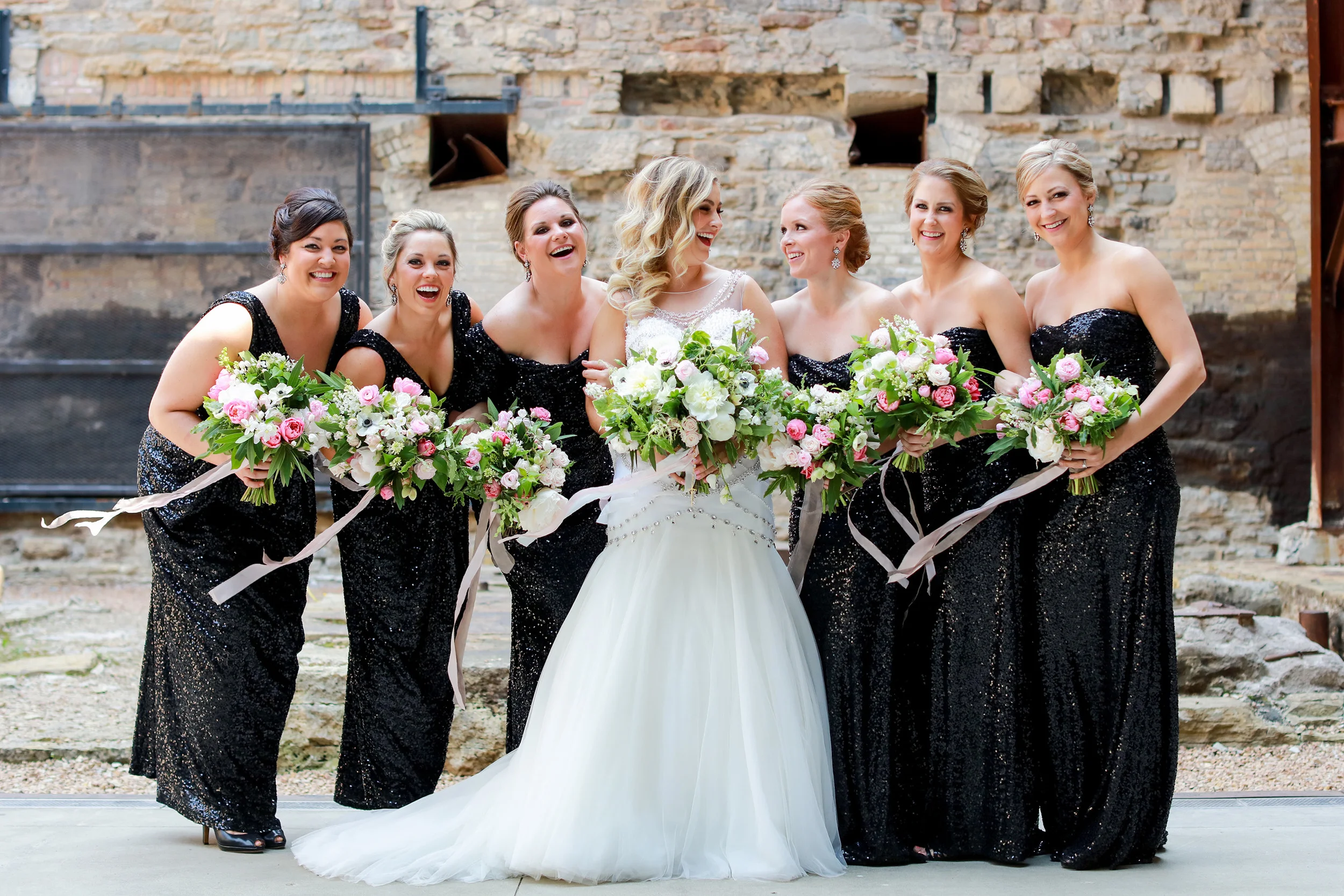Planner: Nadia | Photographer: Justin Graddy | Dress: Bridal Accents Couture (Watters Gown) Ceremony: Chapel of Saint Thomas Aquinas (UST) | Reception: Aria | Caterer: Deco Catering | Florist: Studio Fleurette | Rentals + Decor: Linen Effects | Cake: Nadia Cakes | Calligrapher: Rosann K | Officiant: Fr. James Stiles / St. Odilia Catholic Church | DJ: Instant Request / Anthony DuBose | Hair + Makeup: Julie Swenson / Primped | Transportation: Total Limo