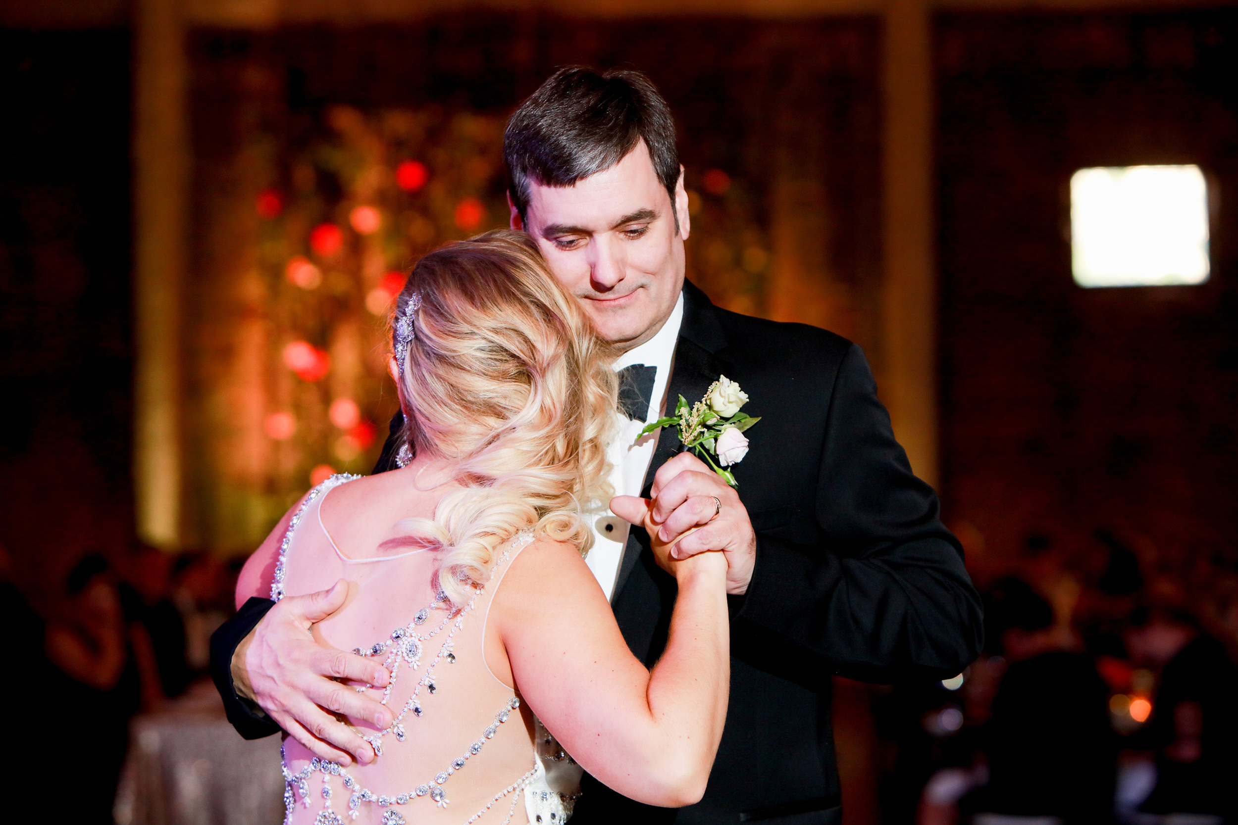 Planner: Nadia | Photographer: Justin Graddy | Dress: Bridal Accents Couture (Watters Gown) Ceremony: Chapel of Saint Thomas Aquinas (UST) | Reception: Aria | Caterer: Deco Catering | Florist: Studio Fleurette | Rentals + Decor: Linen Effects | Cake: Nadia Cakes | Calligrapher: Rosann K | Officiant: Fr. James Stiles / St. Odilia Catholic Church | DJ: Instant Request / Anthony DuBose | Hair + Makeup: Julie Swenson / Primped | Transportation: Total Limo