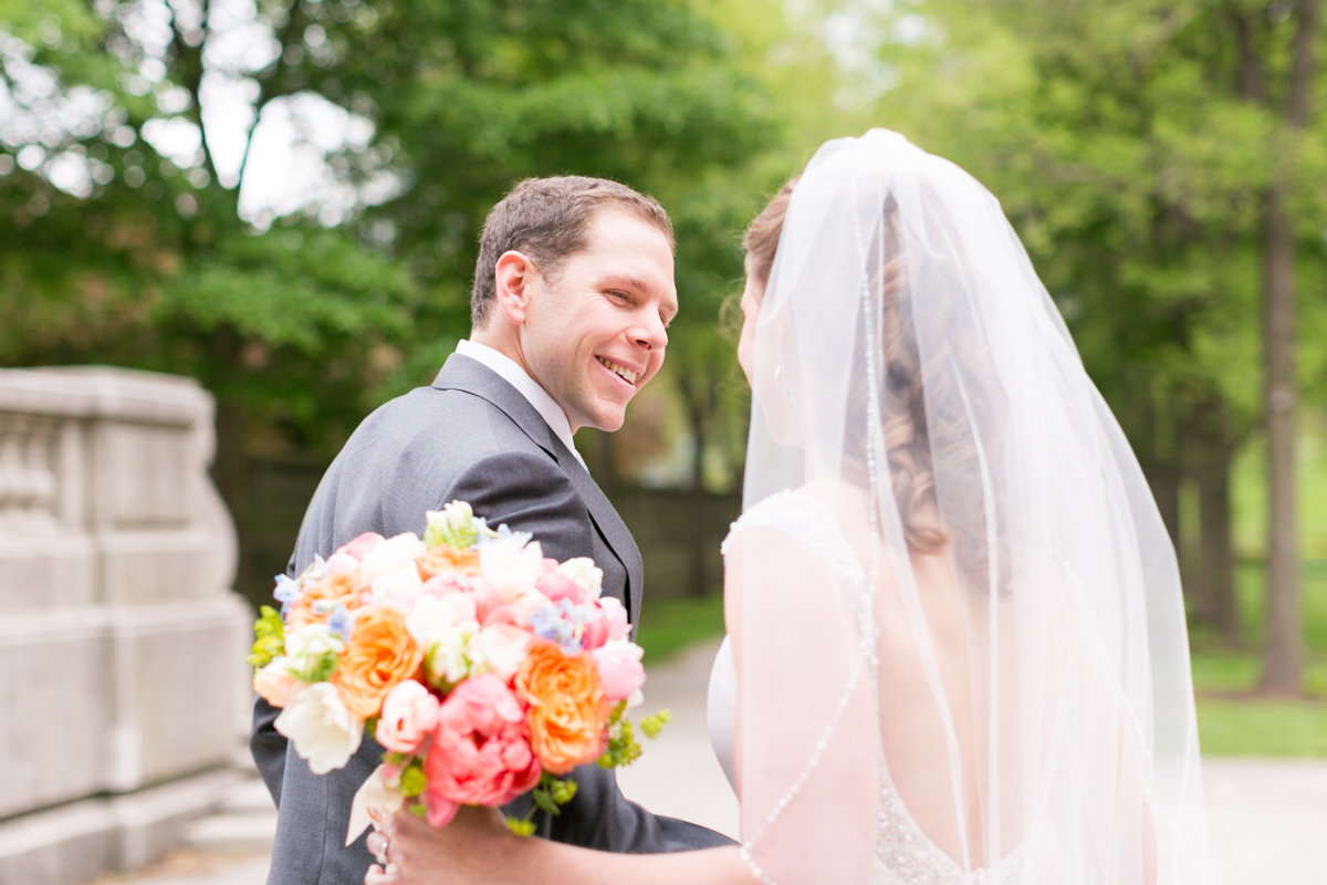 Vendors: Planner: Ashley C. – Simply Elegant Group | Photography: Wakefield Photo | Hair/Makeup: Bev Esquivel – with Kate Johnson Artistry | Venue: Lacuna Artist Lofts | Florist: Victoria Claus – AEG Productions | Caterer: LM Catering | Cake: Sweet Mandy B’s | DJ: Style Matters | Lighting: SC Lighting Design | Photobooth: Traveling Photo Booth | Transportation: Second City Trolley