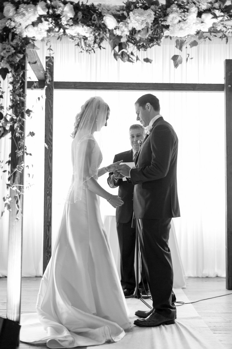 Vendors: Planner: Ashley C. – Simply Elegant Group | Photography: Wakefield Photo | Hair/Makeup: Bev Esquivel – with Kate Johnson Artistry | Venue: Lacuna Artist Lofts | Florist: Victoria Claus – AEG Productions | Caterer: LM Catering | Cake: Sweet Mandy B’s | Ceremony Music: Alex Sokol / Common Knowledge| DJ: Style Matters | Lighting: SC Lighting Design | Photobooth: Traveling Photo Booth | Transportation: Second City Trolley