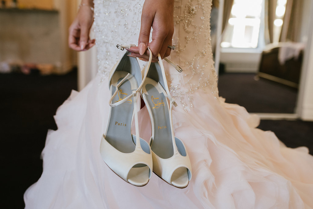 Vendors: Photographer: Thara Photo | Planner: Elisa , The Simply Elegant Group | Venue: Congress Plaza Hotel | Hair + Makeup: Stylisted | Dress: Opus Couture | Stationery: EYI Love | Florals: Virgina Wolff | Rentals (champagne tower): Vintage Place Settings | Cake: Amy Beck Cake Designs | Ceremony Music: Moeller Music | Reception Entertainment: One Night Band | Videography: O'Grady Cinema | Officiant: Calvin Denison, Chicago Officiant Services