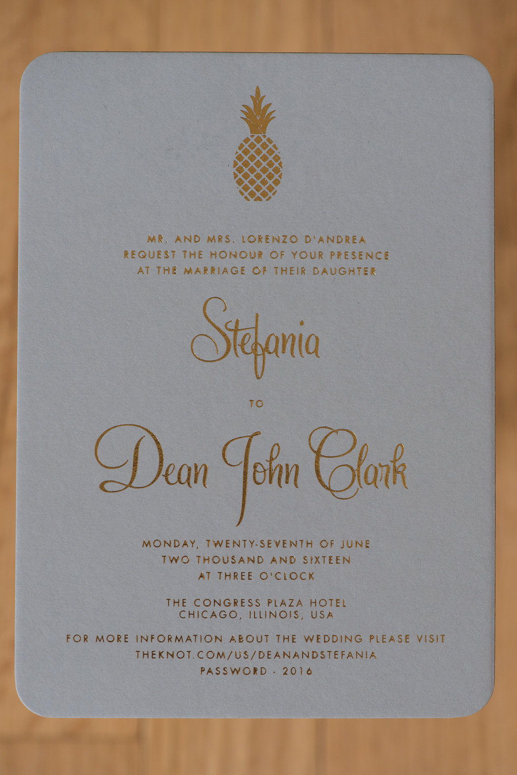 Vendors: Photographer: Thara Photo | Planner: Elisa , The Simply Elegant Group | Venue: Congress Plaza Hotel | Hair + Makeup: Stylisted | Dress: Opus Couture | Stationery: EYI Love | Florals: Virgina Wolff | Rentals (champagne tower): Vintage Place Settings | Cake: Amy Beck Cake Designs | Ceremony Music: Moeller Music | Reception Entertainment: One Night Band | Videography: O'Grady Cinema | Officiant: Calvin Denison, Chicago Officiant Services