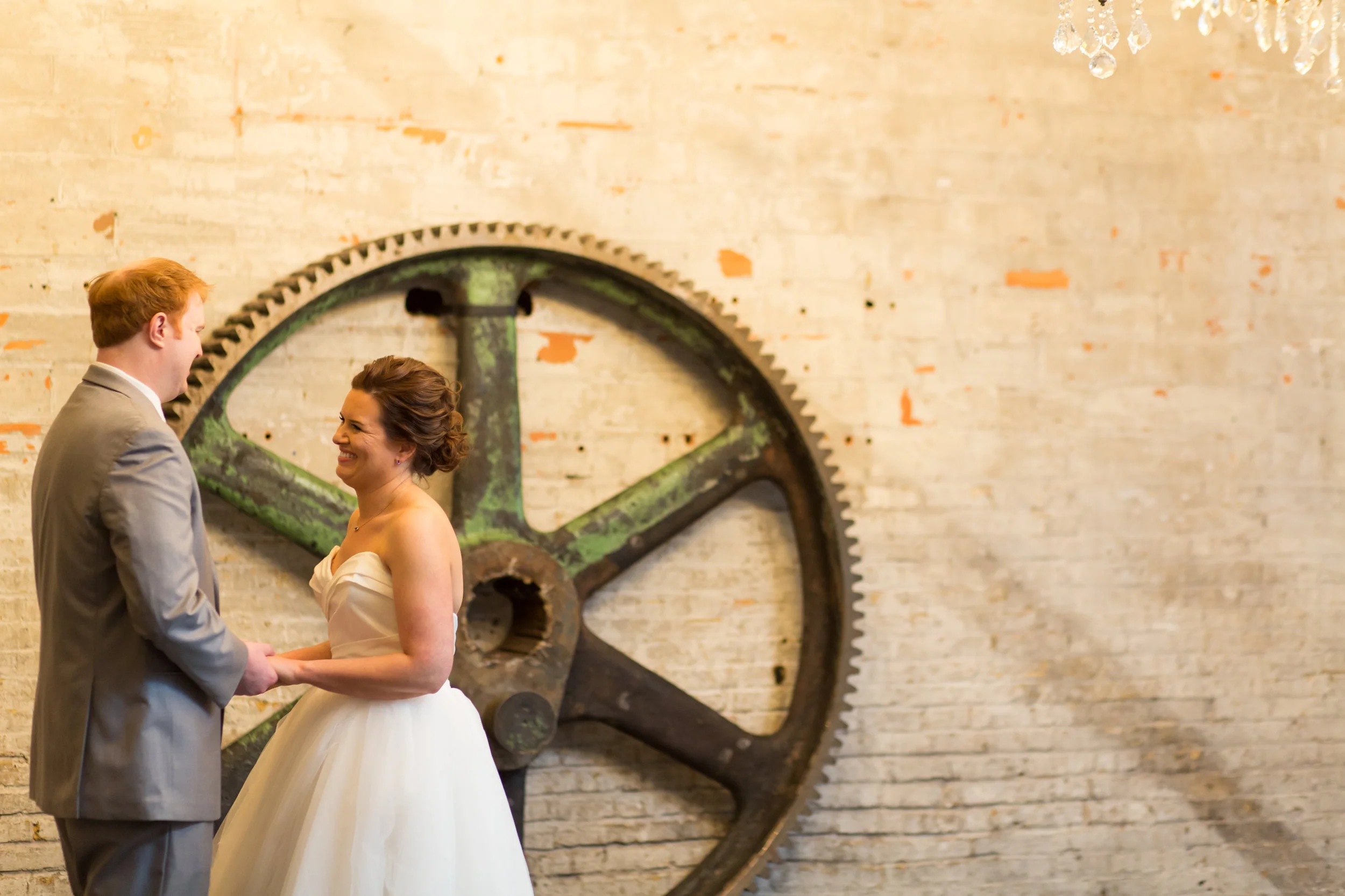 Vendors: Venue: Aria | Photography: Studio 220 | Beauty: Primped | Catering: Chowgirls | Floral: Grace Klein Design | Rentals/Decor: Linen Effects | Cake: Cocoa & Fig | Ceremony Music: Lake String Quartet | Officiant: Positively Charmed | Reception Entertainment: Adagio