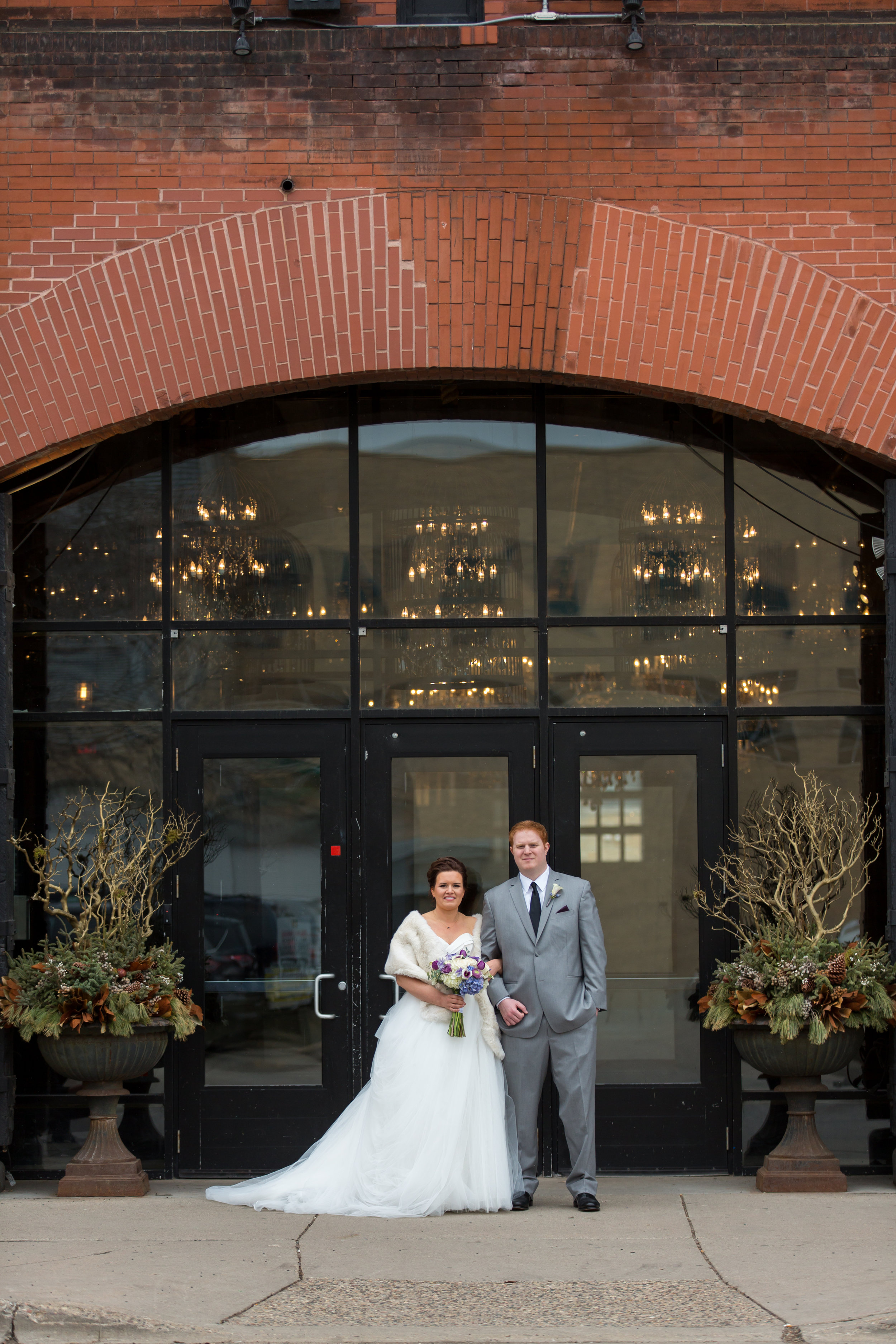 Vendors: Venue: Aria | Photography: Studio 220 | Beauty: Primped | Catering: Chowgirls | Floral: Grace Klein Design | Rentals/Decor: Linen Effects | Cake: Cocoa & Fig | Ceremony Music: Lake String Quartet | Officiant: Positively Charmed | Reception Entertainment: Adagio