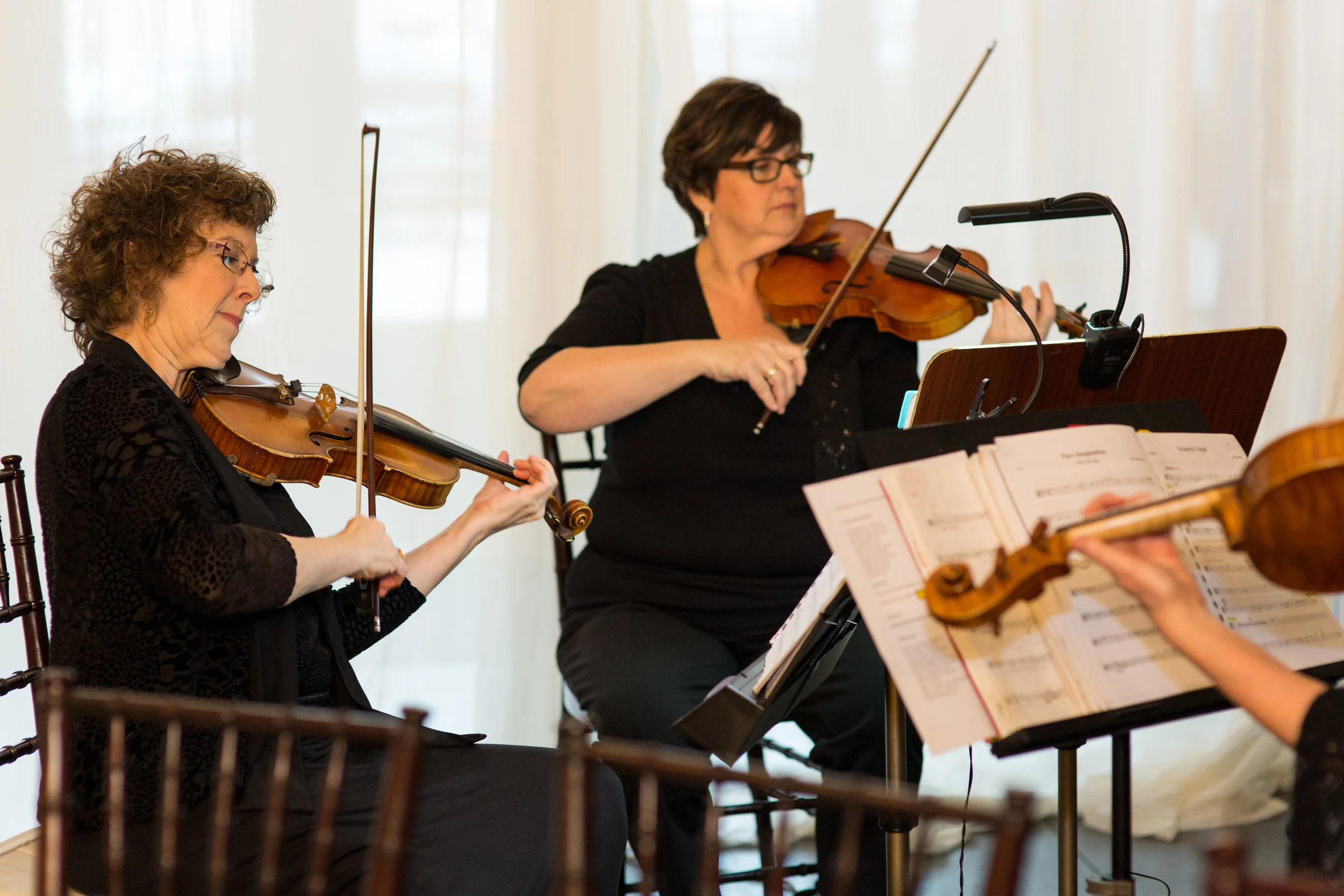 Vendors: Venue: Aria | Photography: Studio 220 | Beauty: Primped | Catering: Chowgirls | Floral: Grace Klein Design | Rentals/Decor: Linen Effects | Cake: Cocoa & Fig | Ceremony Music: Lake String Quartet | Officiant: Positively Charmed | Reception Entertainment: Adagio