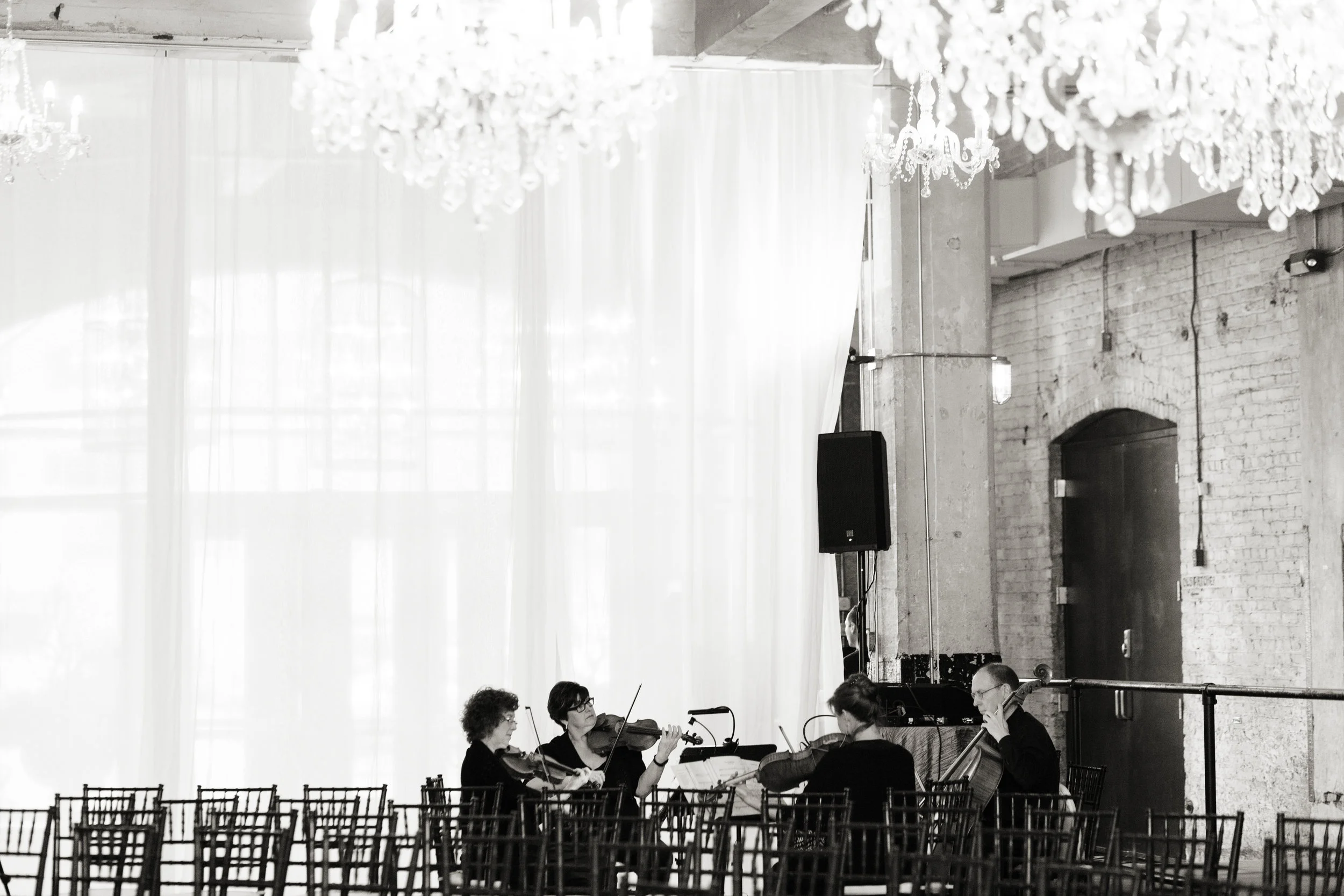 Vendors: Venue: Aria | Photography: Studio 220 | Beauty: Primped | Catering: Chowgirls | Floral: Grace Klein Design | Rentals/Decor: Linen Effects | Cake: Cocoa & Fig | Ceremony Music: Lake String Quartet | Officiant: Positively Charmed | Reception Entertainment: Adagio