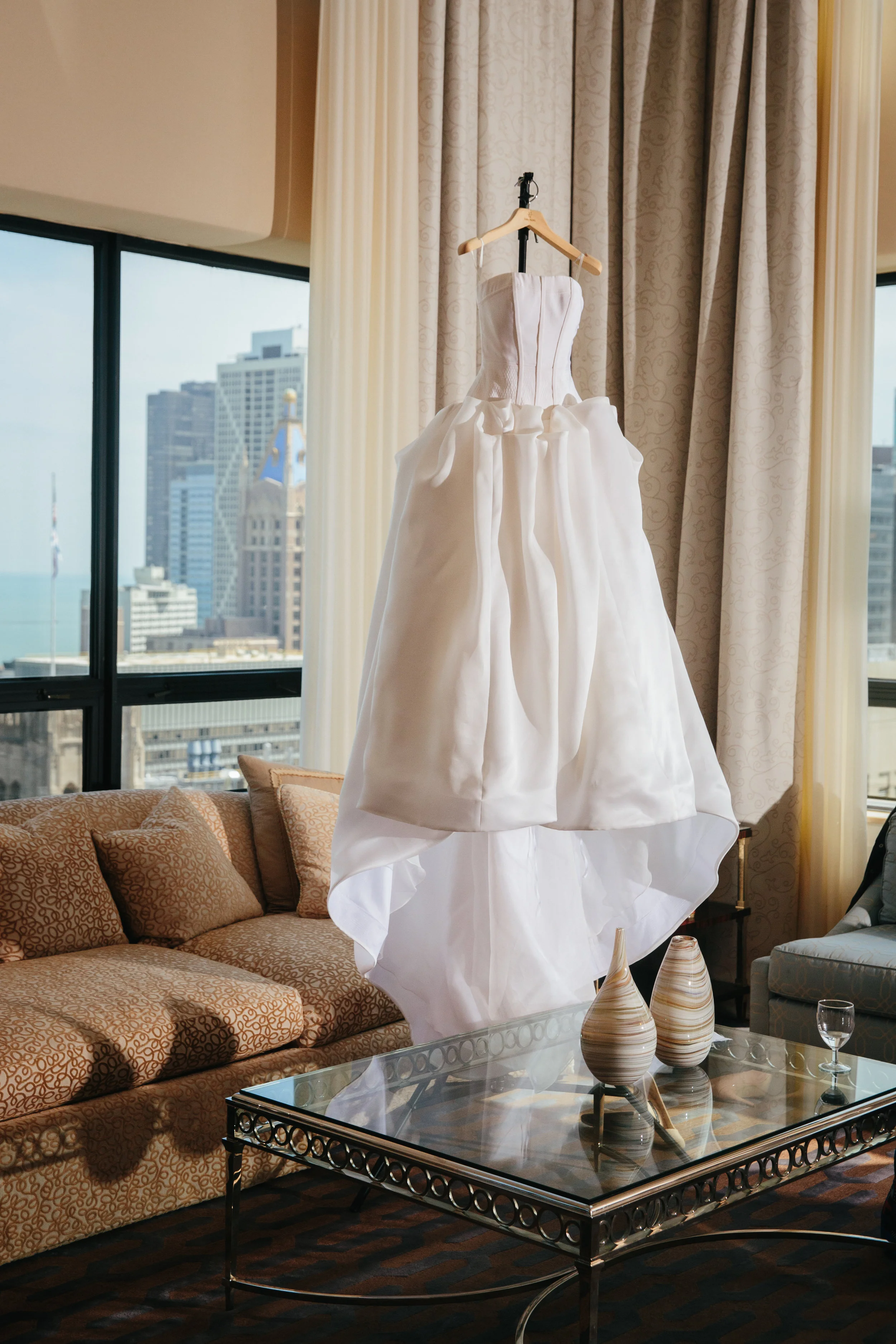 Vendors-Venue: The Ritz-Carlton Chicago | Planner: The Simply Elegant Group, Lindsay | Photographer: Lorenzo De Gregorio Photography | Lighting/Florals/Decor: Atmosphere's Event Group | Videographer: Turning Point Cinema |Hair + Makeup: Kate Johnson & Sonia Roselli | Veil + Dress: Custom Vera Wang | Music: Chicago Movers & Shakers | Photobooth: Concept One | Transportation: Loyalty Limo