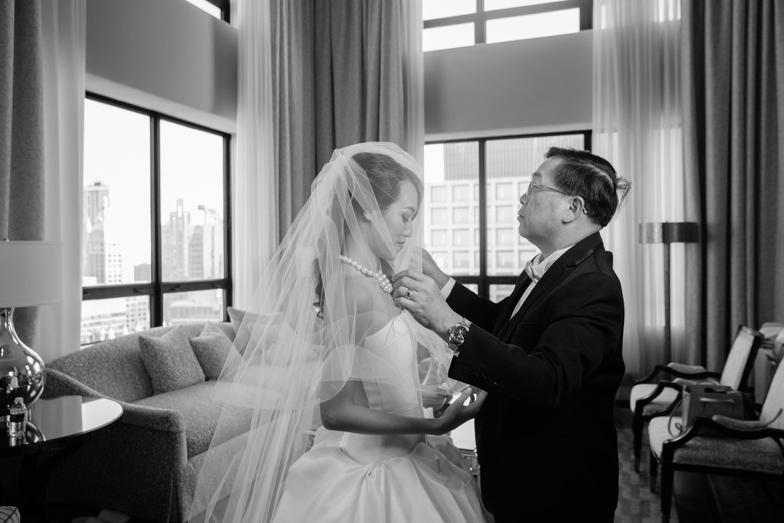 Vendors-Venue: The Ritz-Carlton Chicago | Planner: The Simply Elegant Group, Lindsay | Photographer: Lorenzo De Gregorio Photography | Lighting/Florals/Decor: Atmosphere's Event Group | Videographer: Turning Point Cinema |Hair + Makeup: Kate Johnson & Sonia Roselli | Veil + Dress: Custom Vera Wang | Music: Chicago Movers & Shakers | Photobooth: Concept One | Transportation: Loyalty Limo