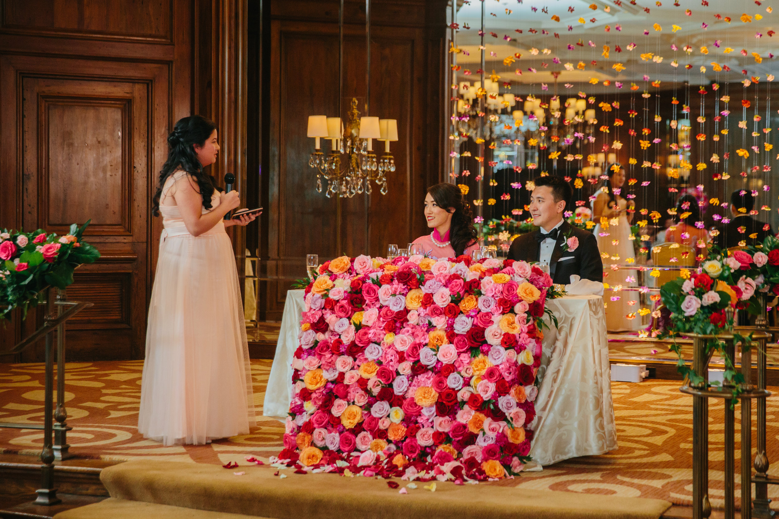 Vendors-Venue: The Ritz-Carlton Chicago | Planner: The Simply Elegant Group, Lindsay | Photographer: Lorenzo De Gregorio Photography | Lighting/Florals/Decor: Atmosphere's Event Group | Videographer: Turning Point Cinema |Hair + Makeup: Kate Johnson & Sonia Roselli | Veil + Dress: Custom Vera Wang | Music: Chicago Movers & Shakers | Photobooth: Concept One | Transportation: Loyalty Limo