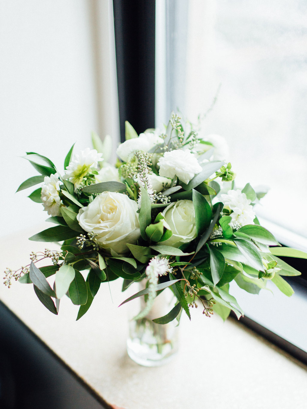 Photography: Tim Tab Studios | Coordination: The Simply Elegant Group, Lindsay | Floral design: The Bread and Butterfly | Decor: Art of Imagination | Hair: Holli Beauty | Makeup: Joanna B Artistry and Anjelica Bannos | Bride’s gown: Sarah Seven | Groom's tux: The Black Tux | Bridesmaids: Show Me Your MuMu | Venue: Bridgeport Art Center | Catering: Limelight Catering